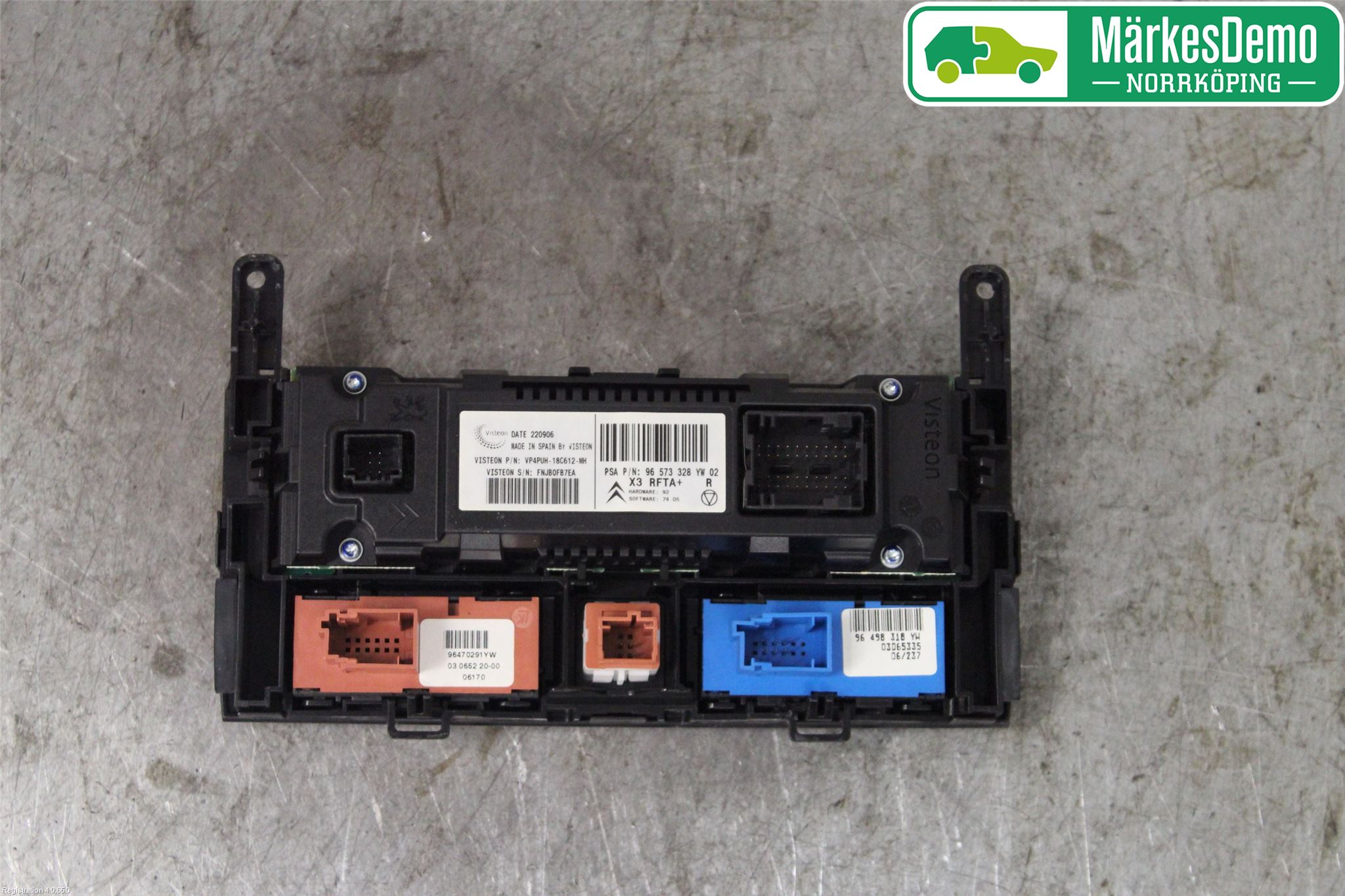 Citroen C5     05-08 Ac Styrenhet Ac Manöveren