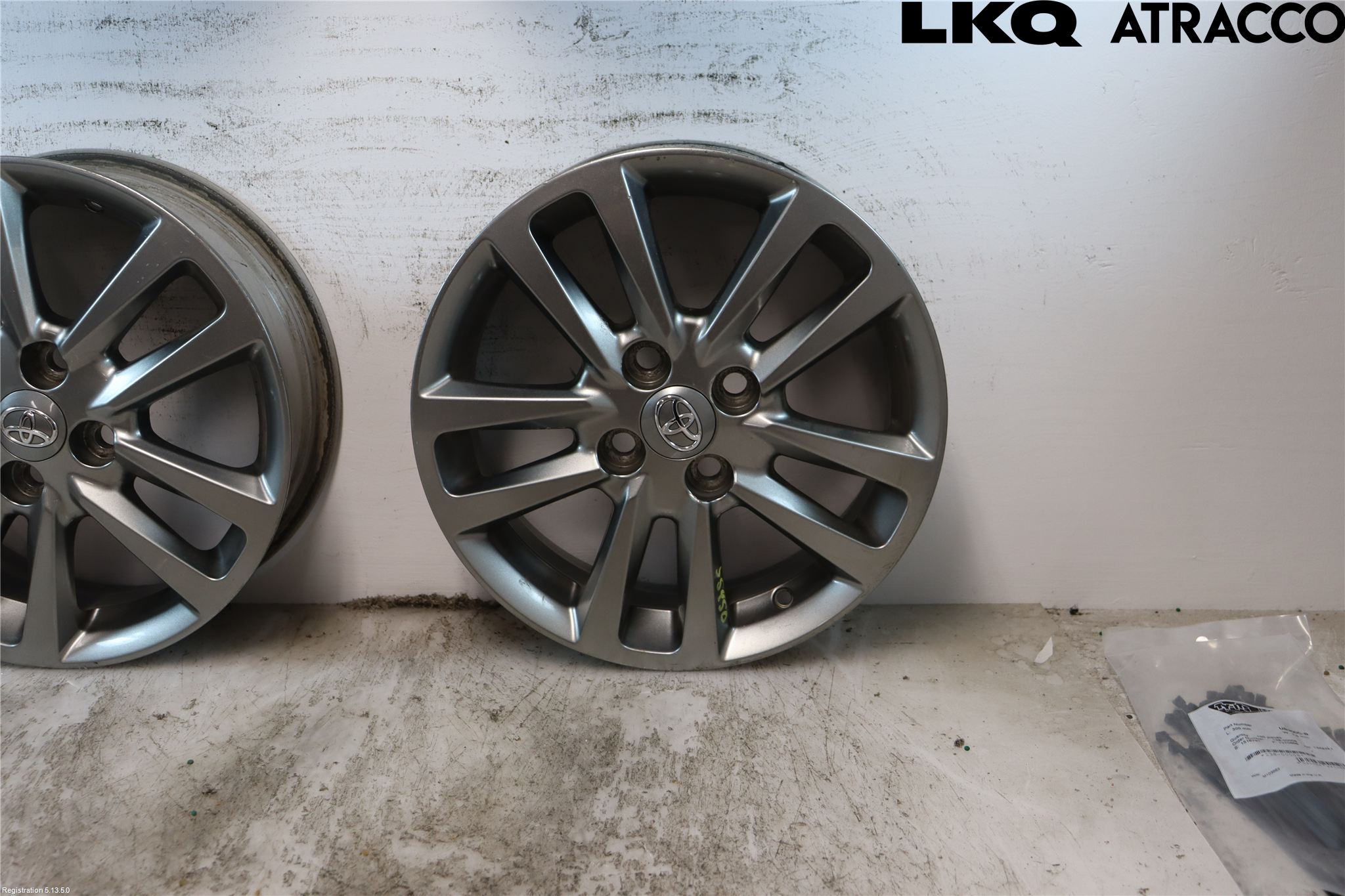 Toyota YARIS XP130 15-20 Fälgsats Aluminium