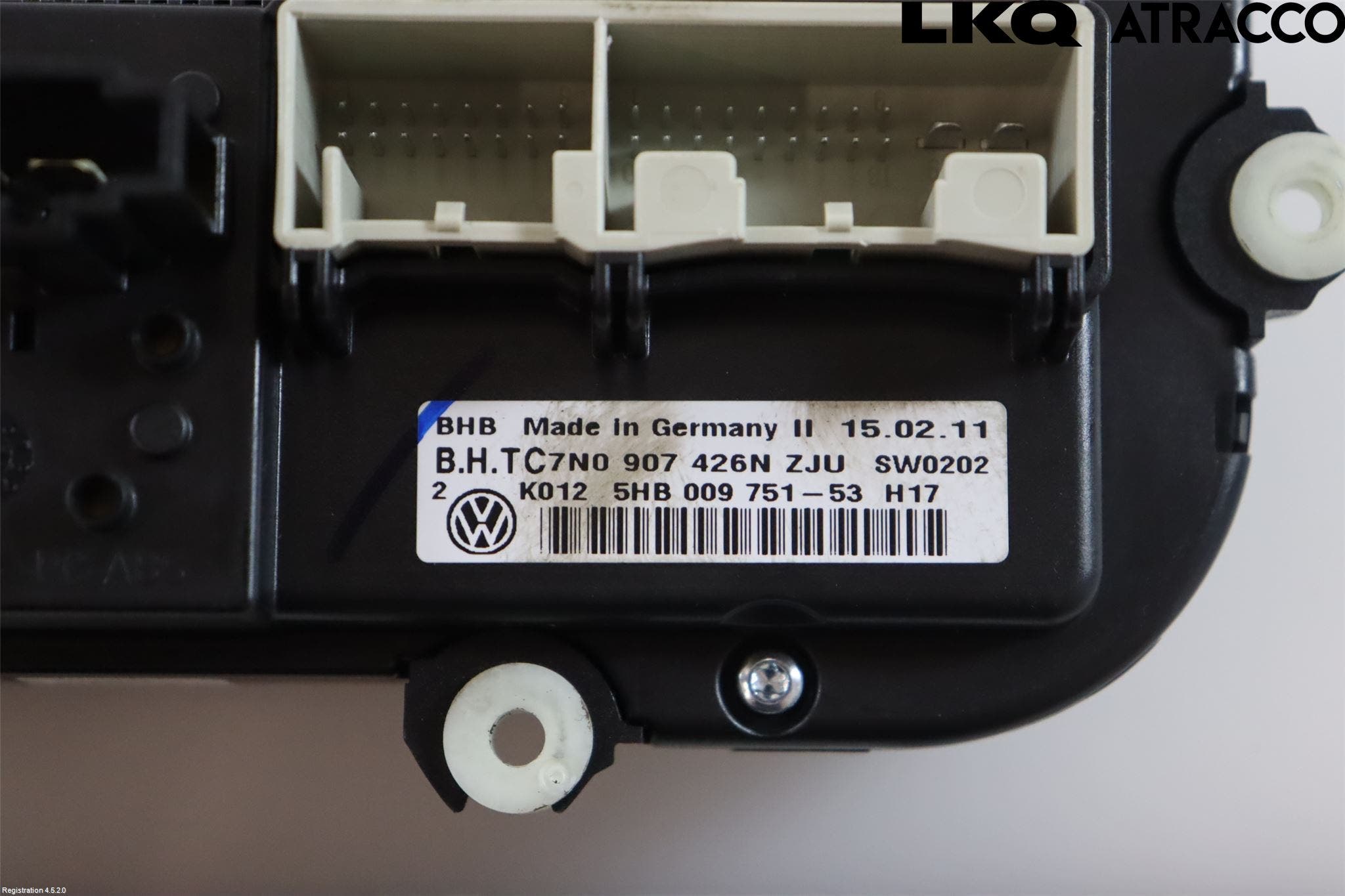 Volkswagen VW CADDY 11-15 Värmereglage