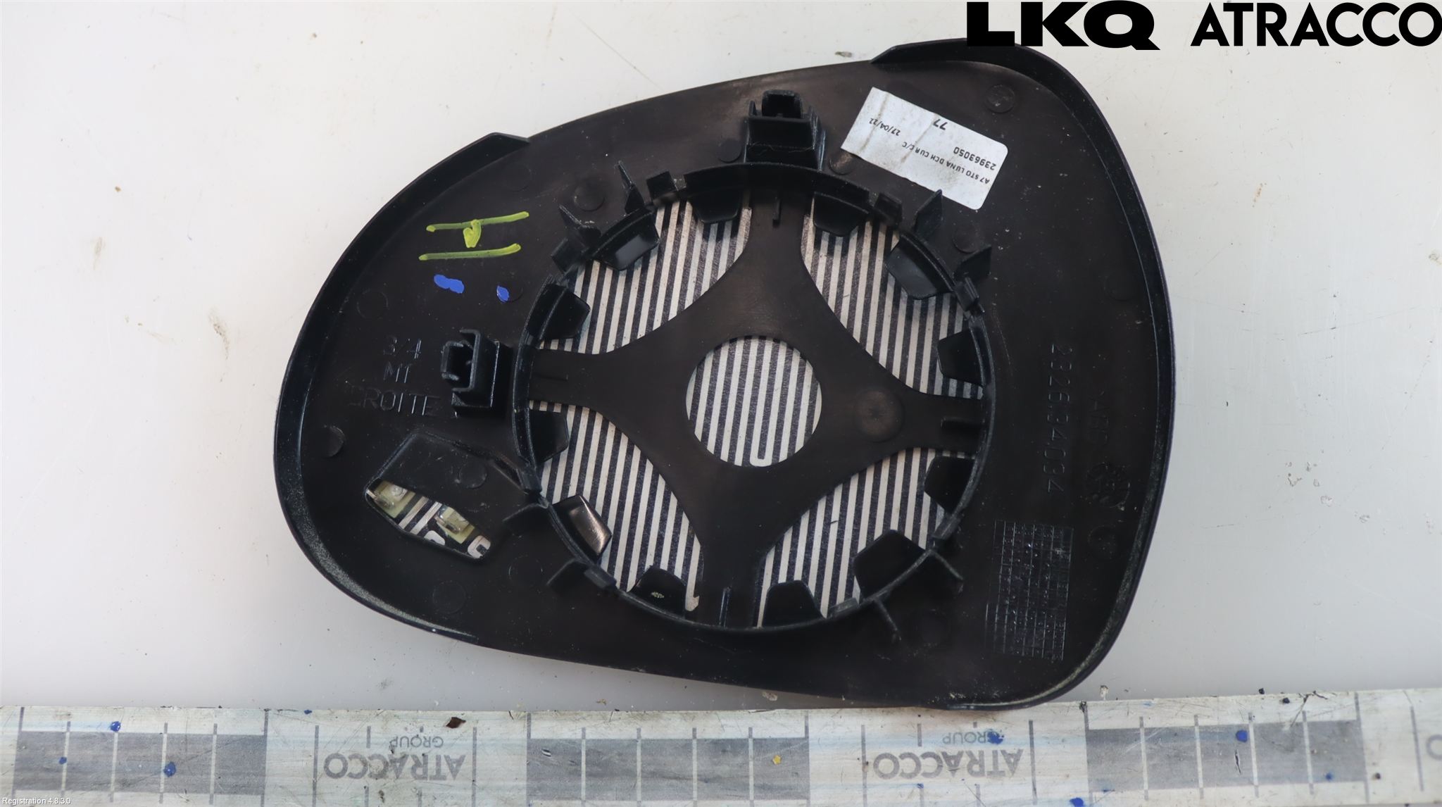 Peugeot 207 Spegelglas Hö