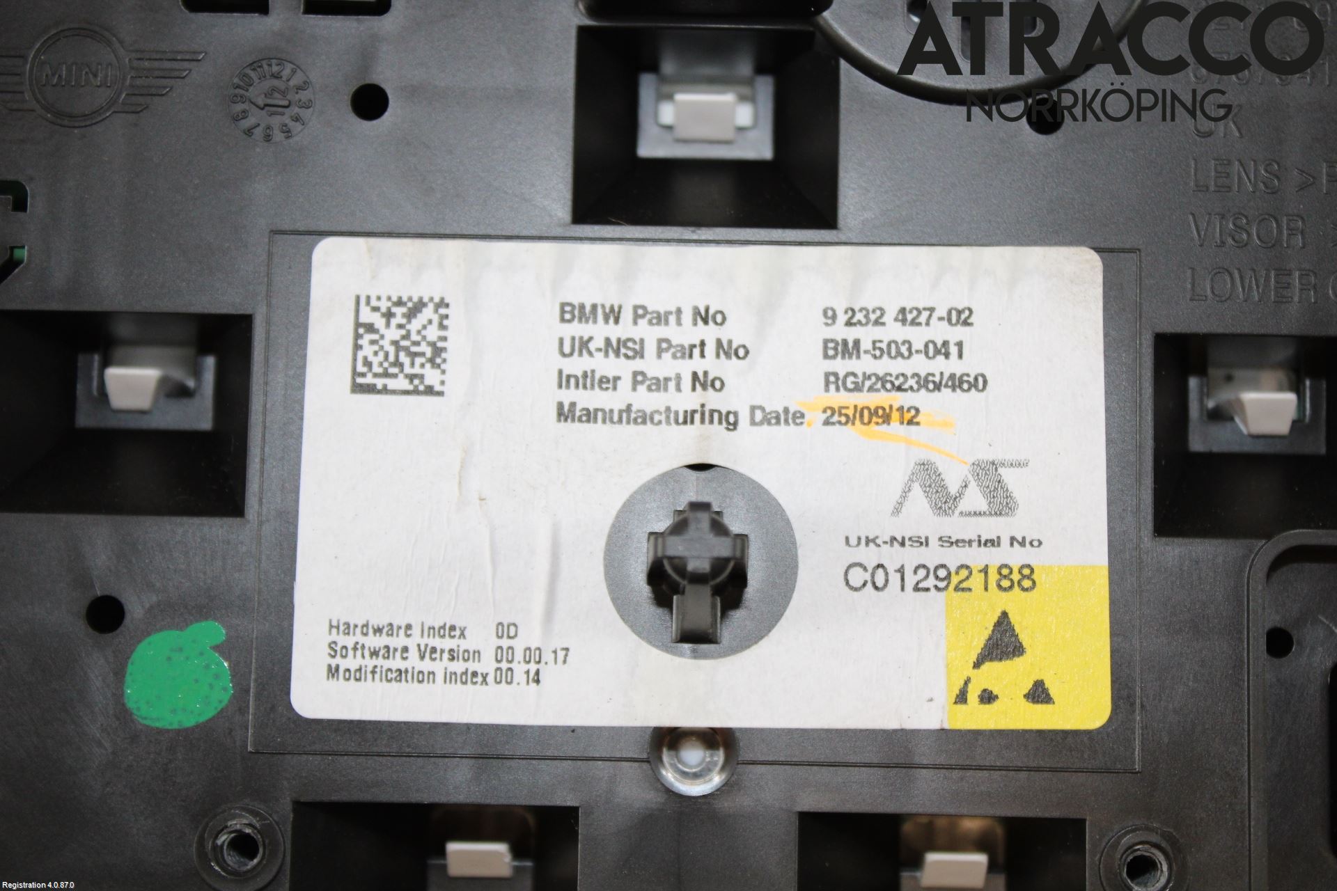 Mini COUPE R56 05-14 Instrument Komb