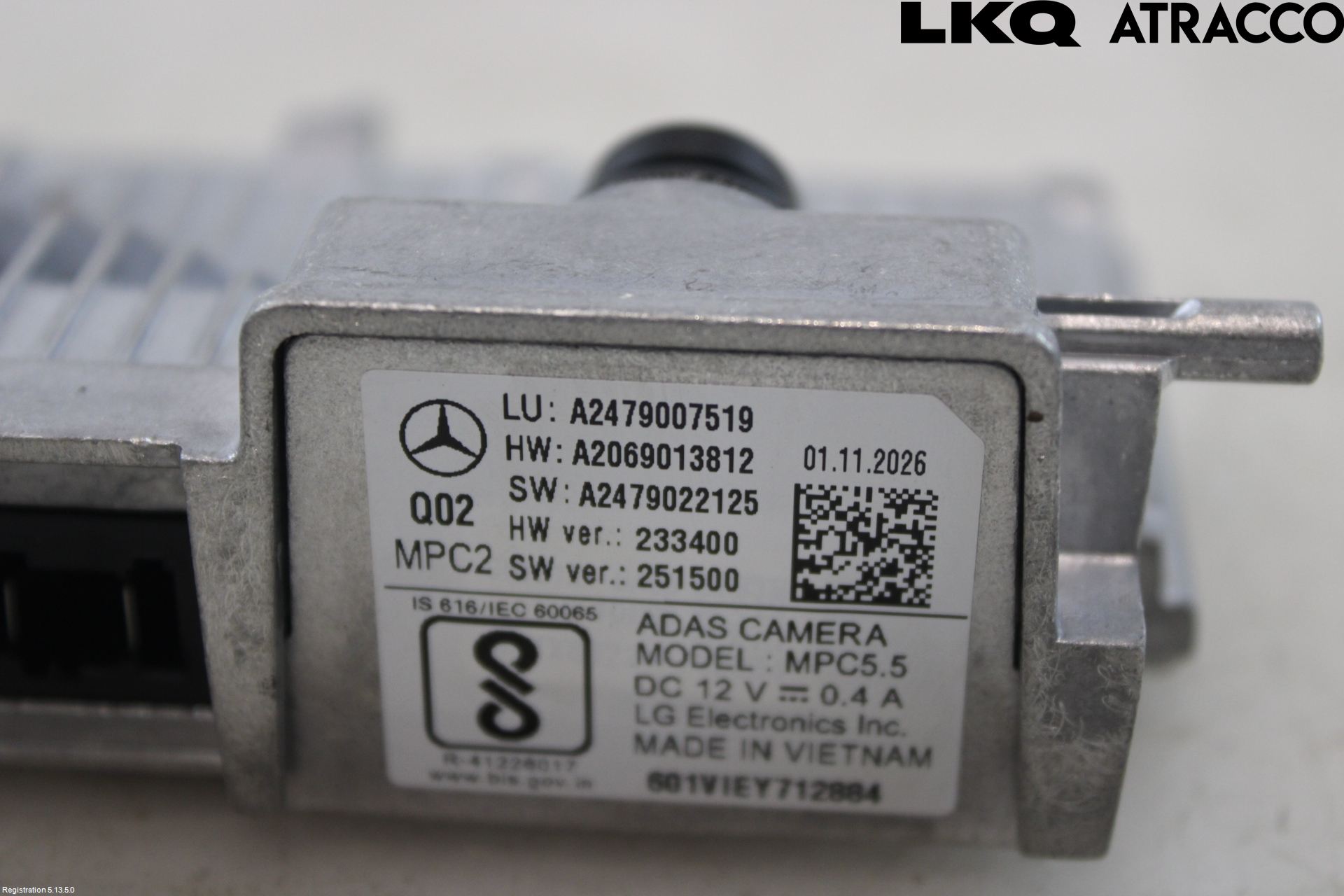 Mercedes-Benz MB VITO/V-KLASS (W640,W447,W448) 14- Parkeringshjälp Kamera