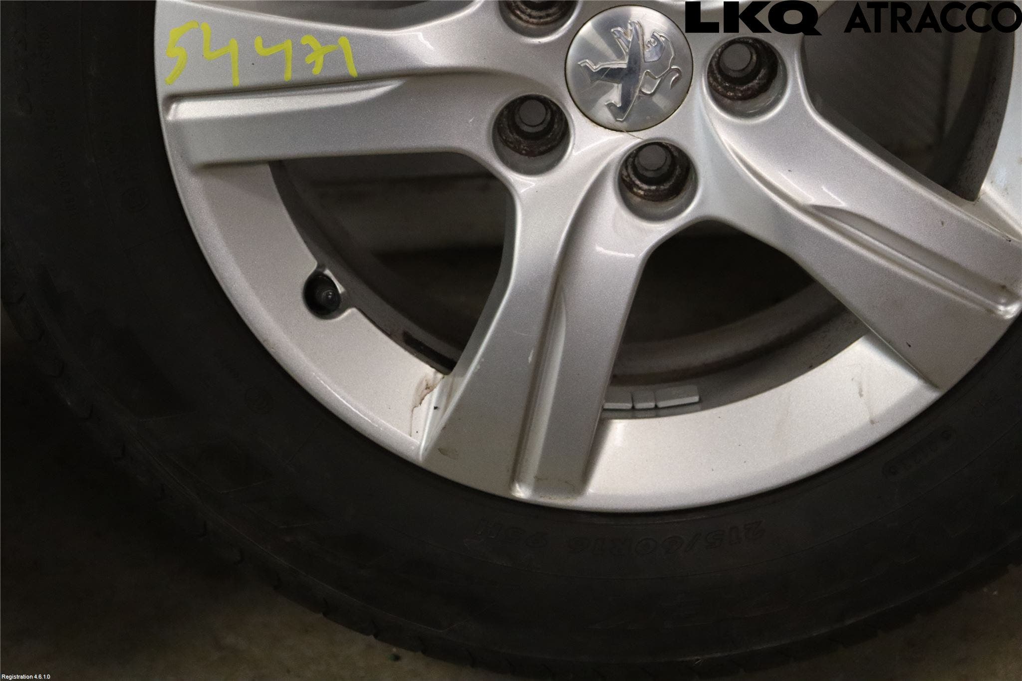 Peugeot 508 11-18 Sommardäck Alumfälg 4St