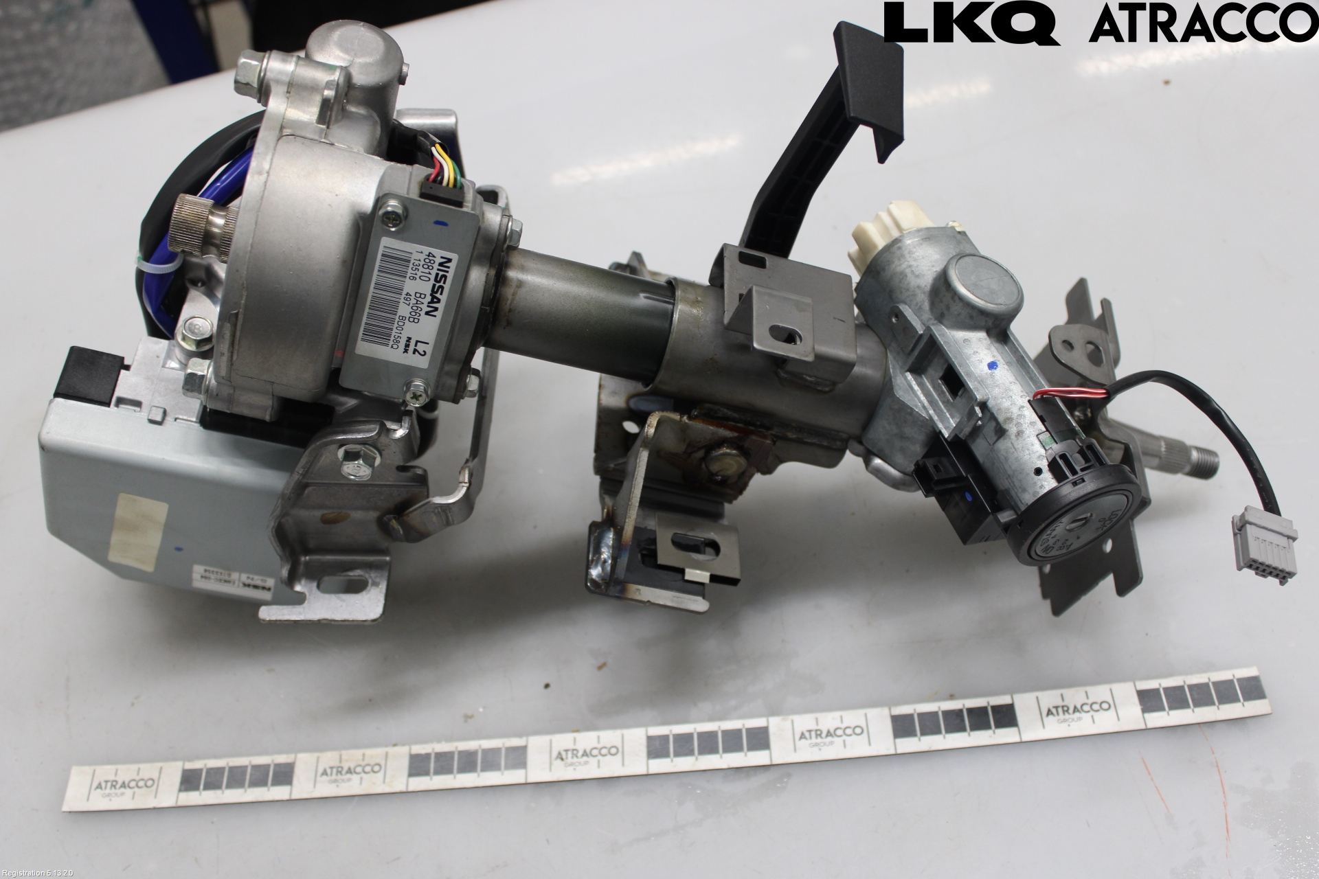 Nissan JUKE 10-14 Rattaxelagg Med Inb Servo