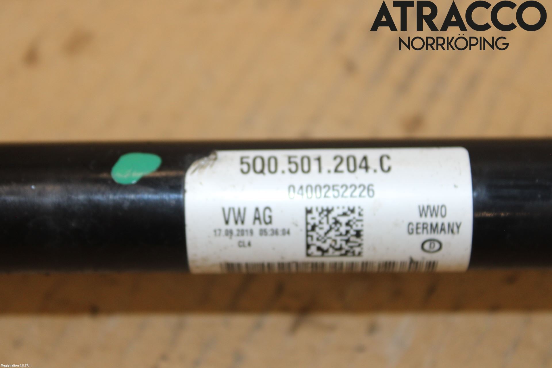 Cupra ATECA 19- Drivaxel Bak Höger