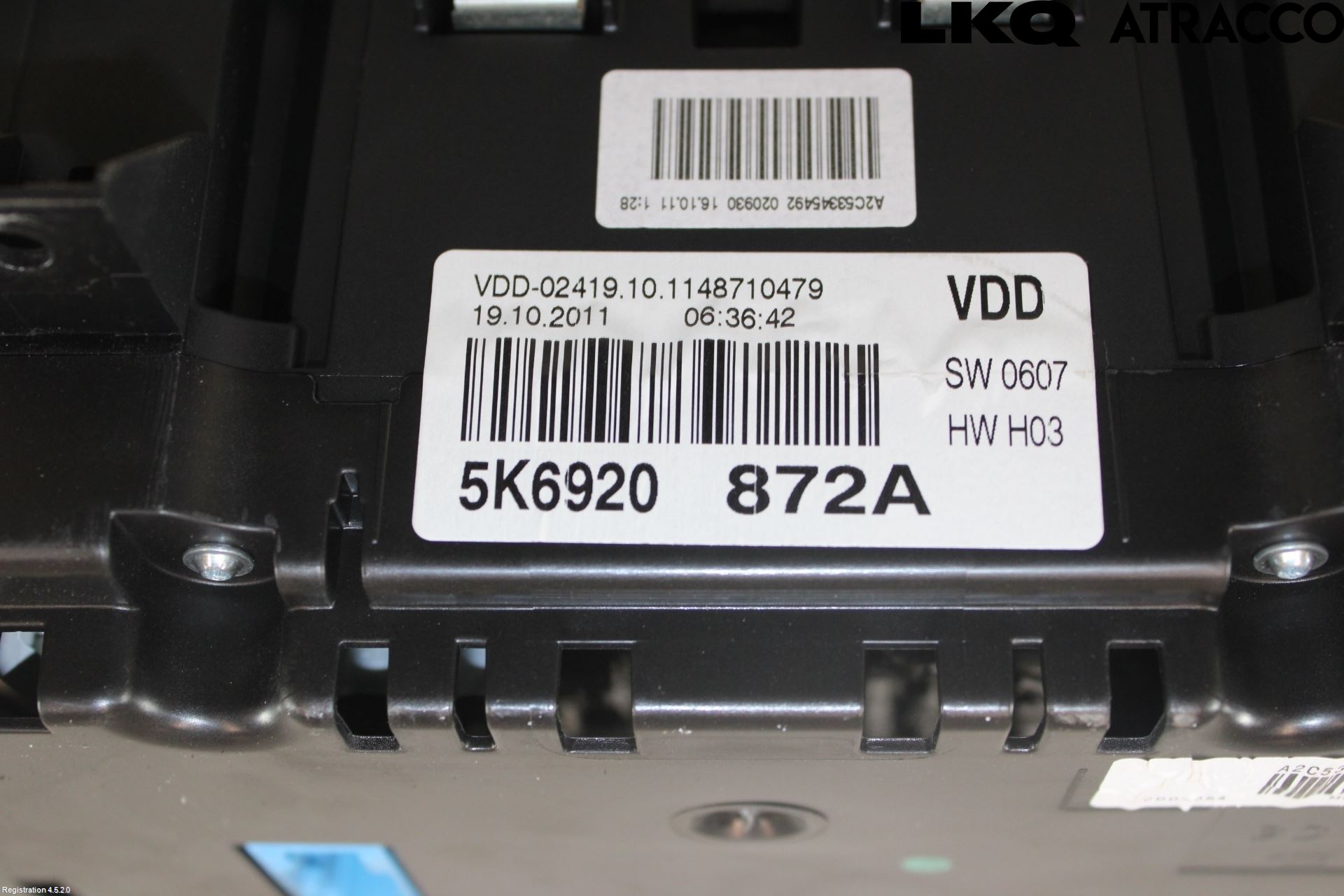 Volkswagen VW GOLF VI 09-13 Instrument Komb