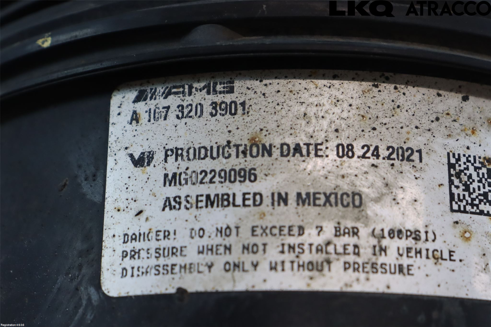 Mercedes-Benz MB GLE-KLASS (W167/V167/C167) 19- Nivå-Luftfjädring Bälg