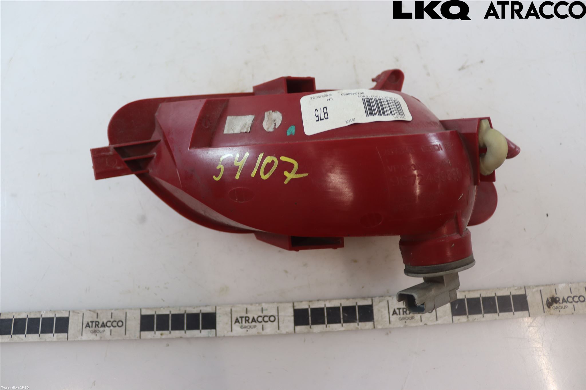 Citroen DS4 Dimljus/Reflex Bak