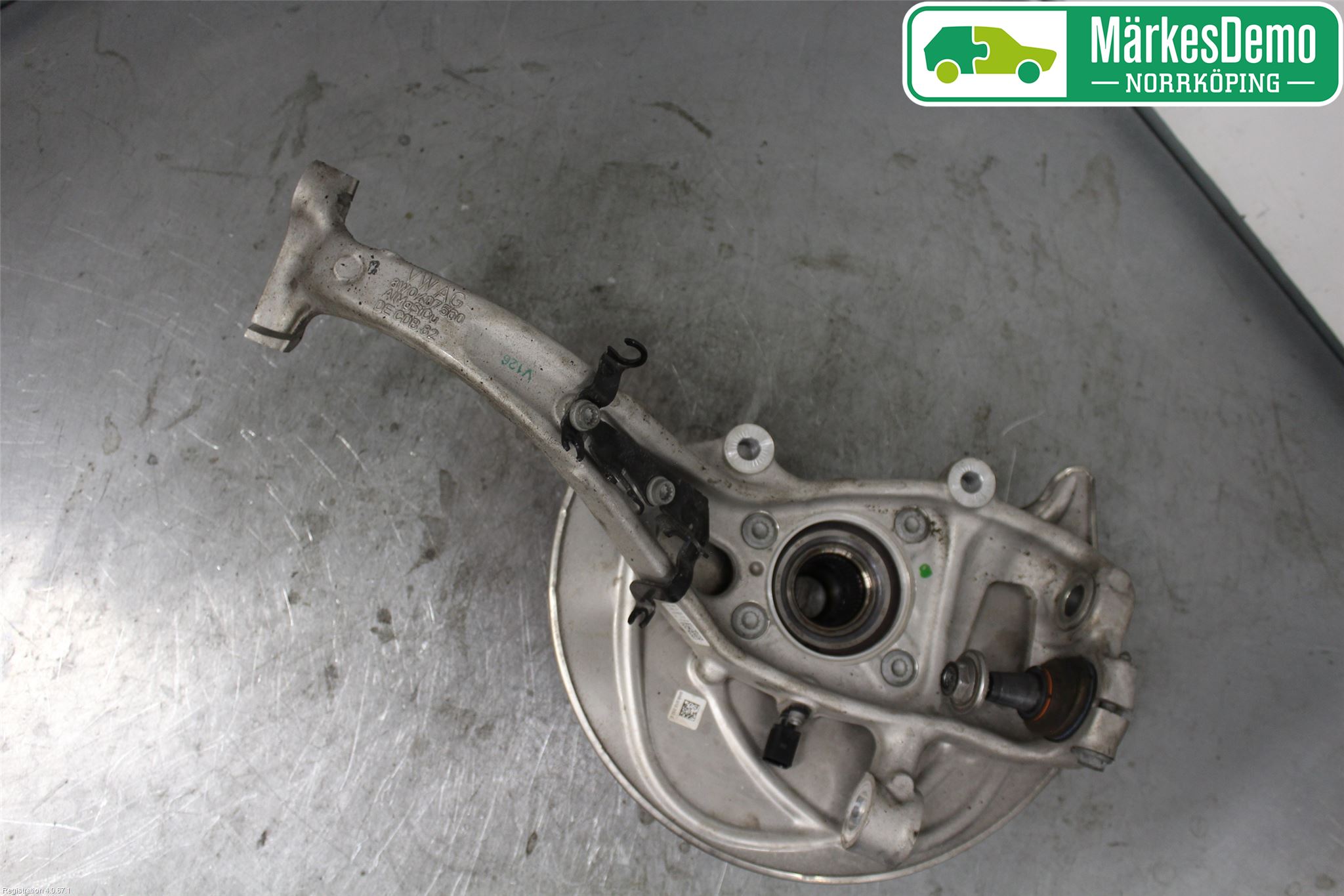 Audi A4/S4 B9 16-19 Styrspindel Lagerhus Hö