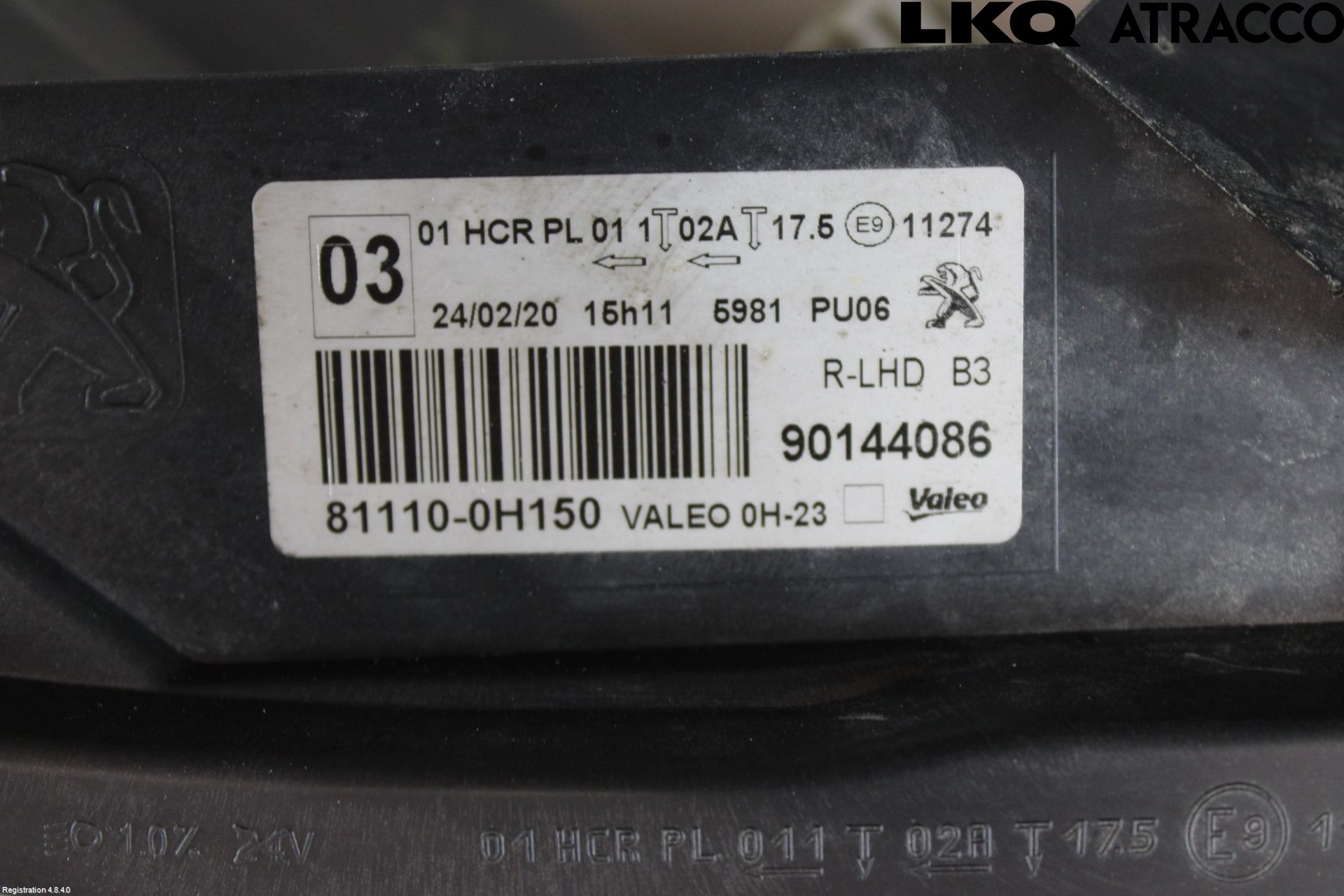 Mopedbil Ligier LIGIER JS 50 Strålkastare Höger