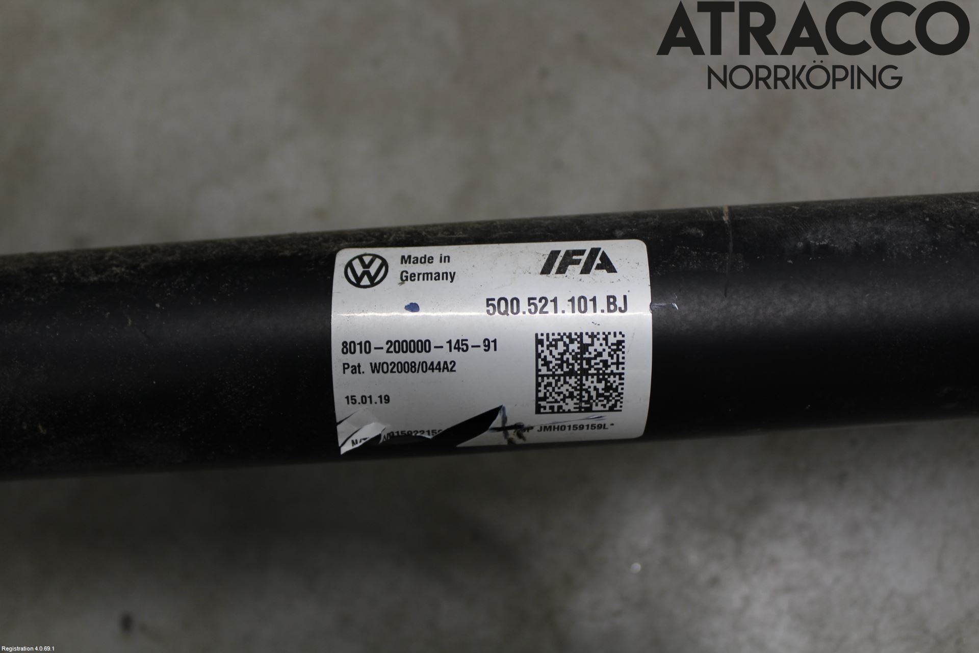 Volkswagen VW GOLF / E-GOLF VII 13-20 Mellanaxel Komp