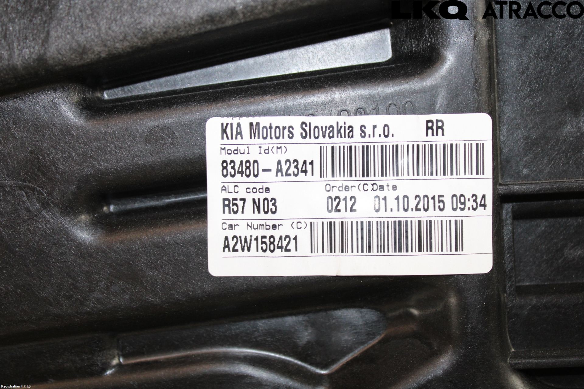 Kia CEED 12-18 Fönsterhiss El Kompl