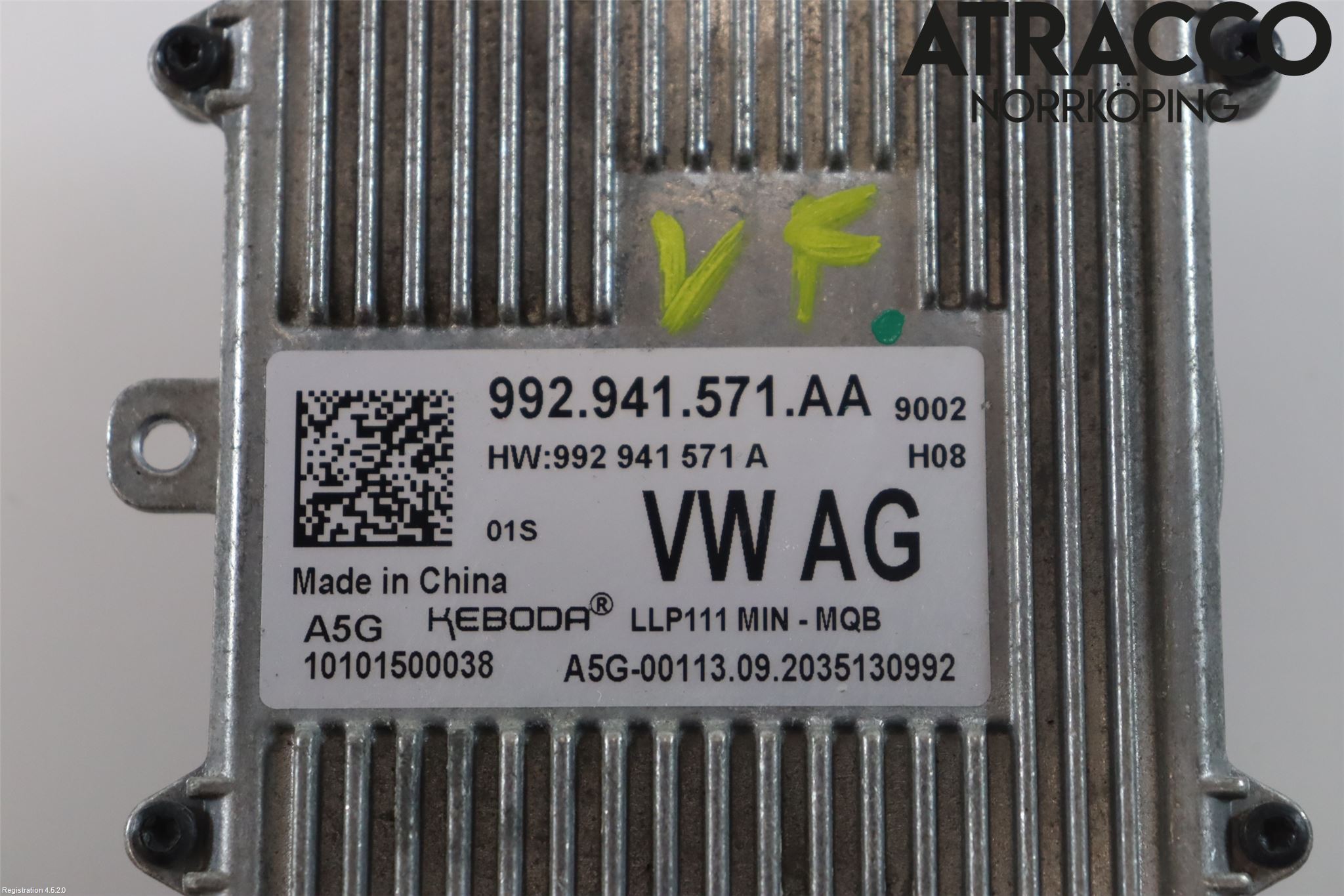 Skoda SUPERB 16-24 Styrenhet Strålkastare