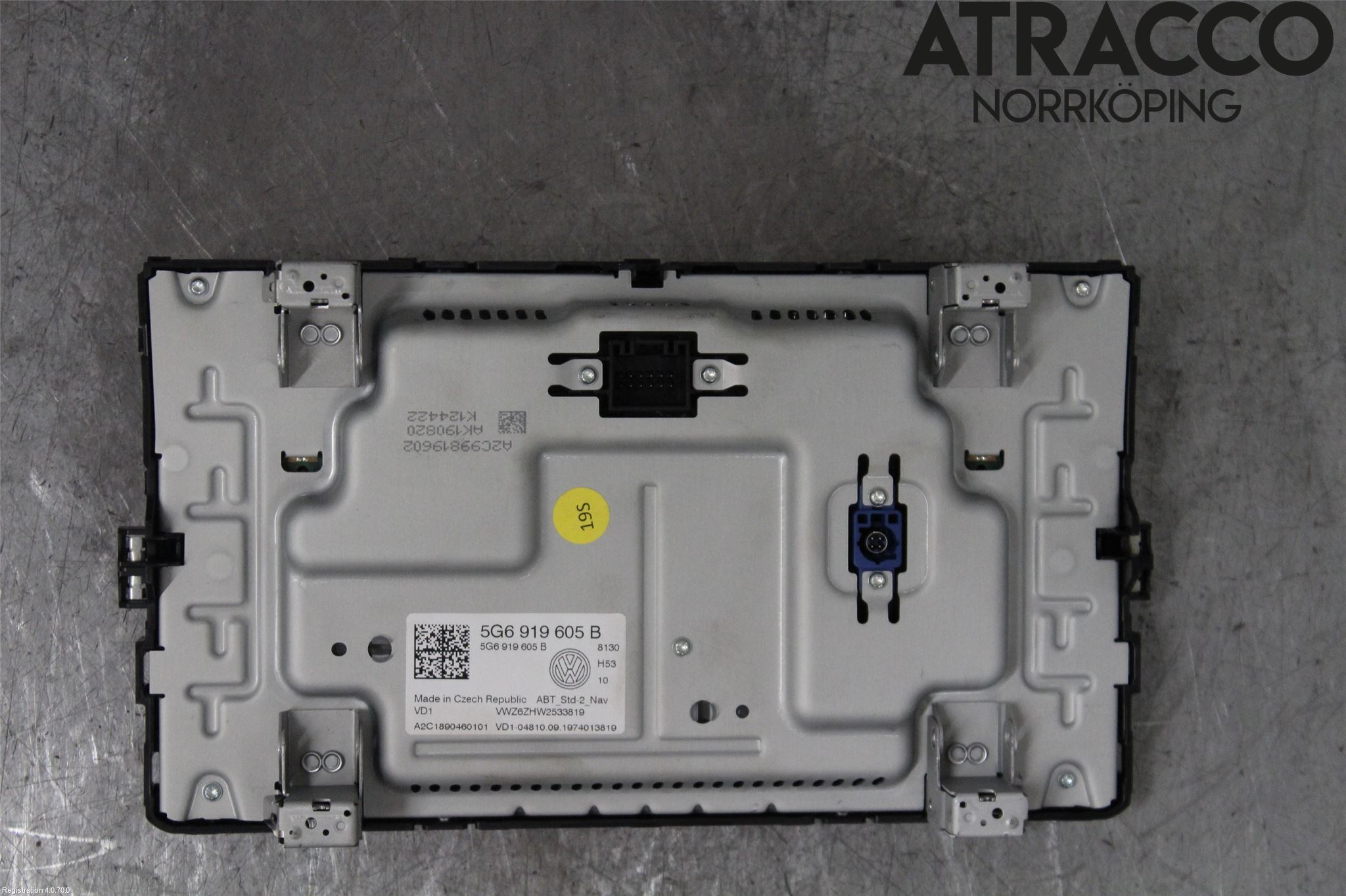 Volkswagen VW PASSAT 15-19 Multifunktionsdisplay