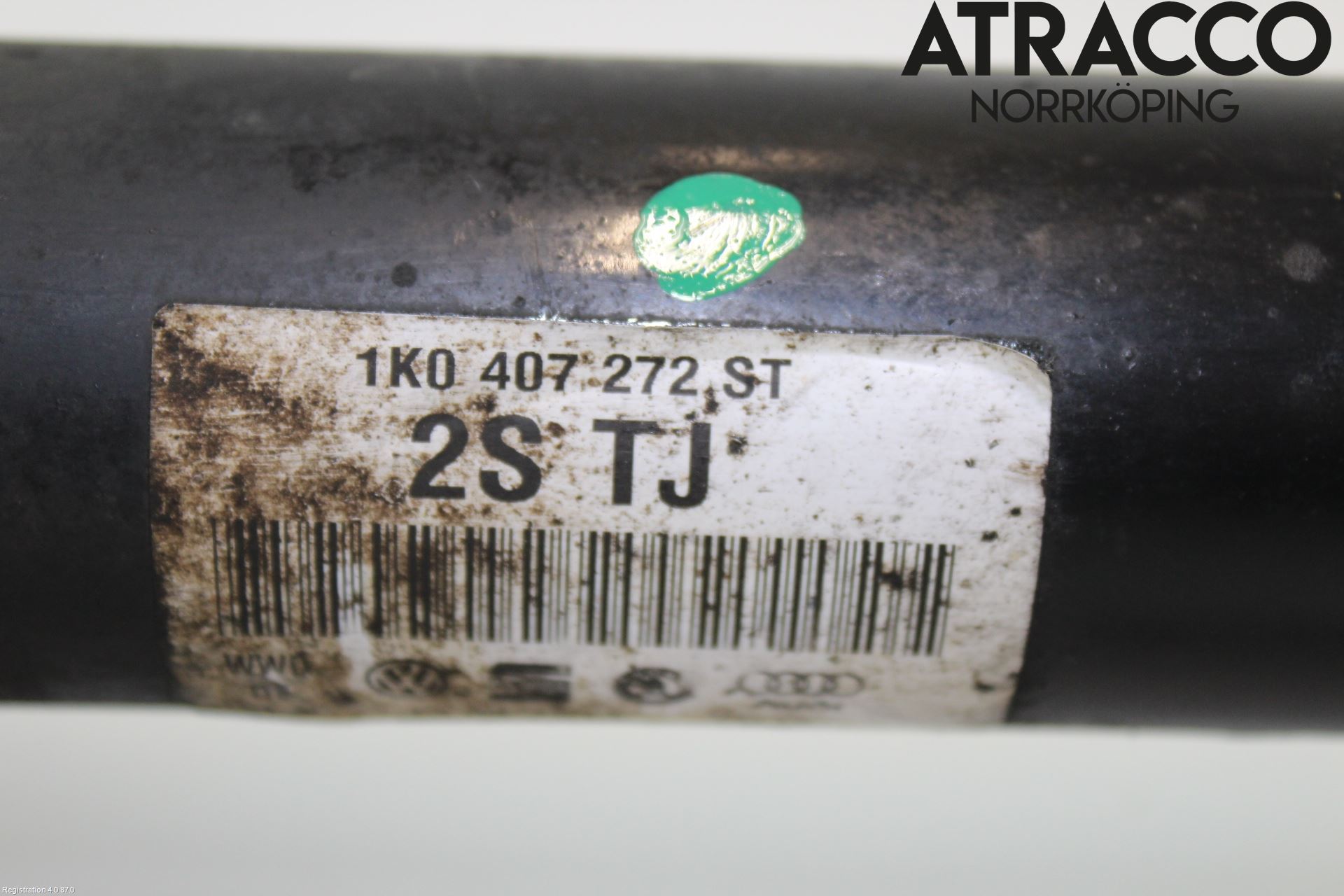 Volkswagen VW TOURAN 10-15 Drivaxel Fram Höger