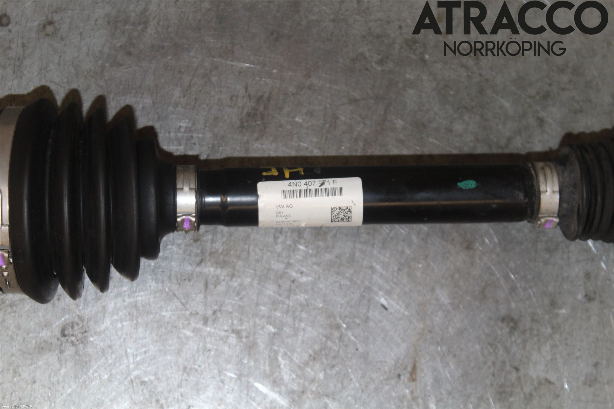 Audi A6 F2/C8 19- Drivaxel Fram Höger