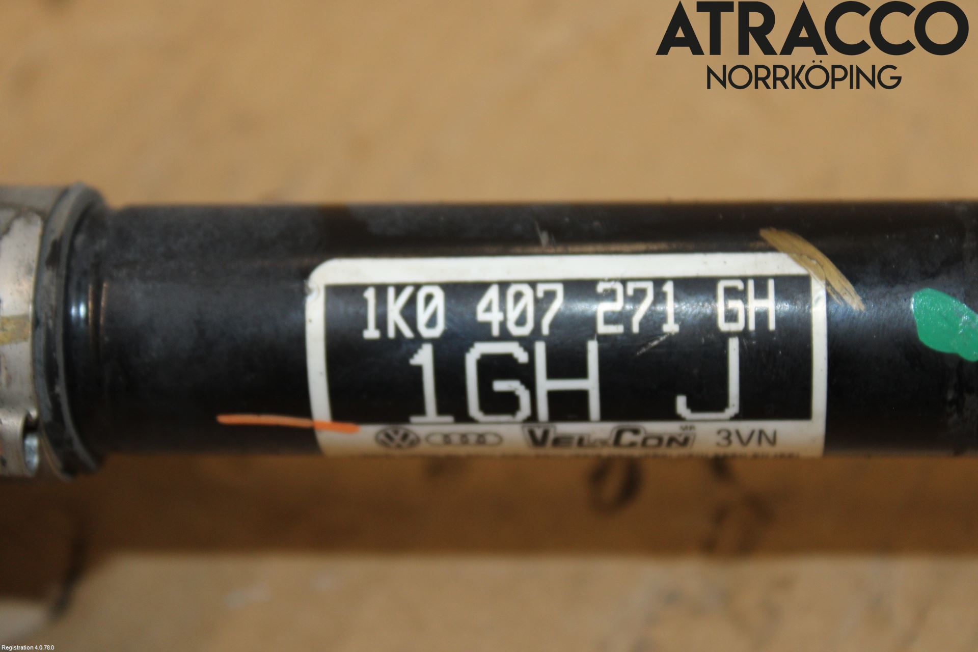 Volkswagen VW GOLF VI 09-13 Drivaxel Fram Vänster