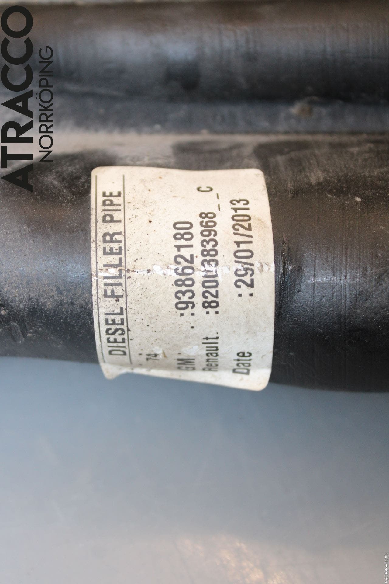 Opel VIVARO 01-14 Bränslepåfyllnrör-Slang