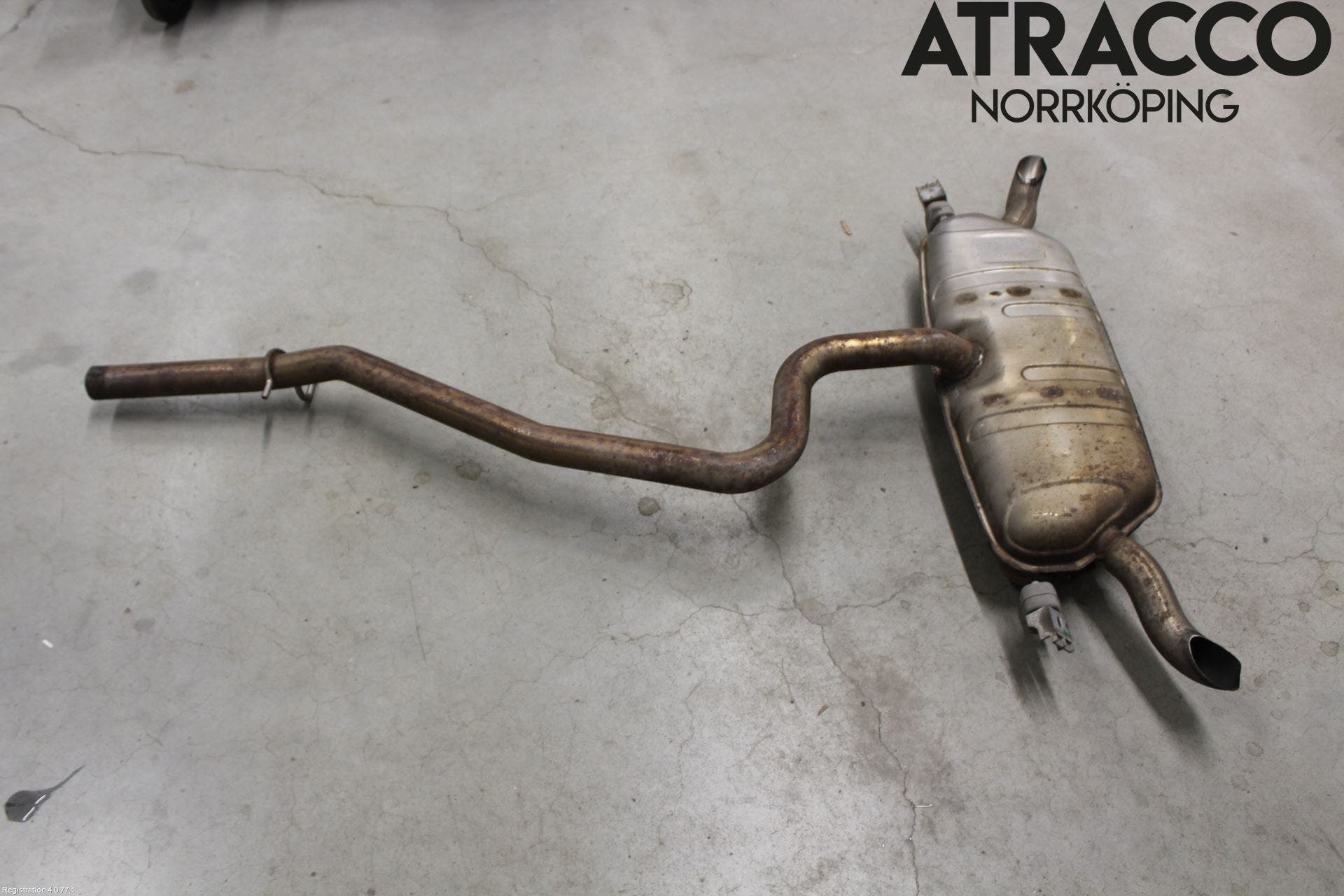 Volkswagen VW TIGUAN ALLSPACE 18- Avgas Bakre Dämpare