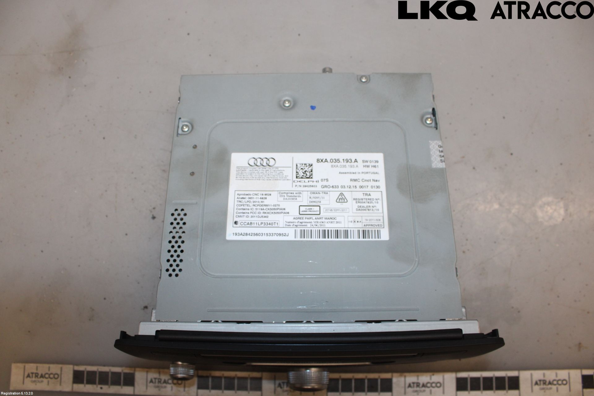 Audi A1/S1 11-18 Cd Radio - Multimediapanel