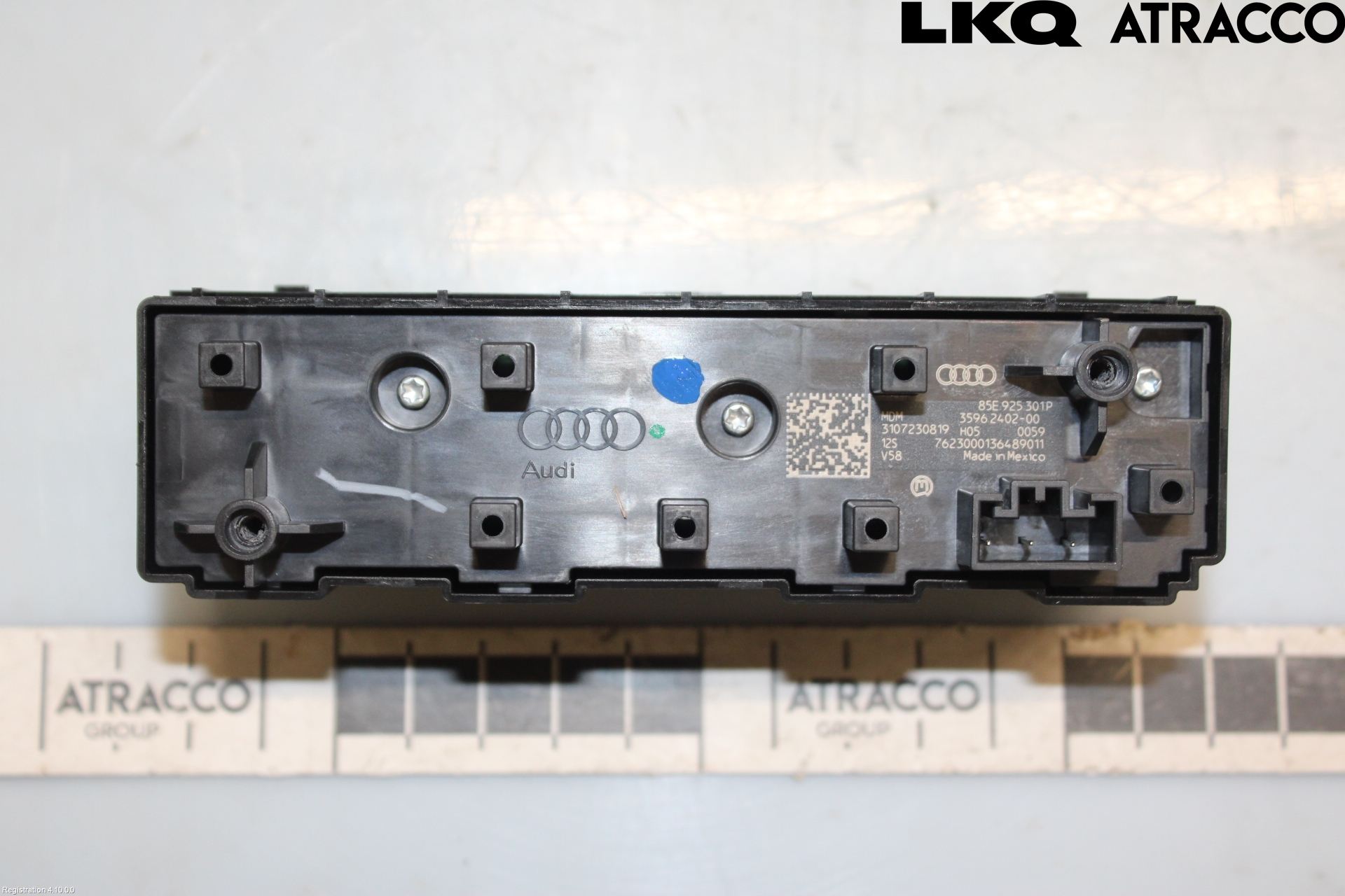 Audi Q4 E-TRON FZ 22- Strömställare Varnings