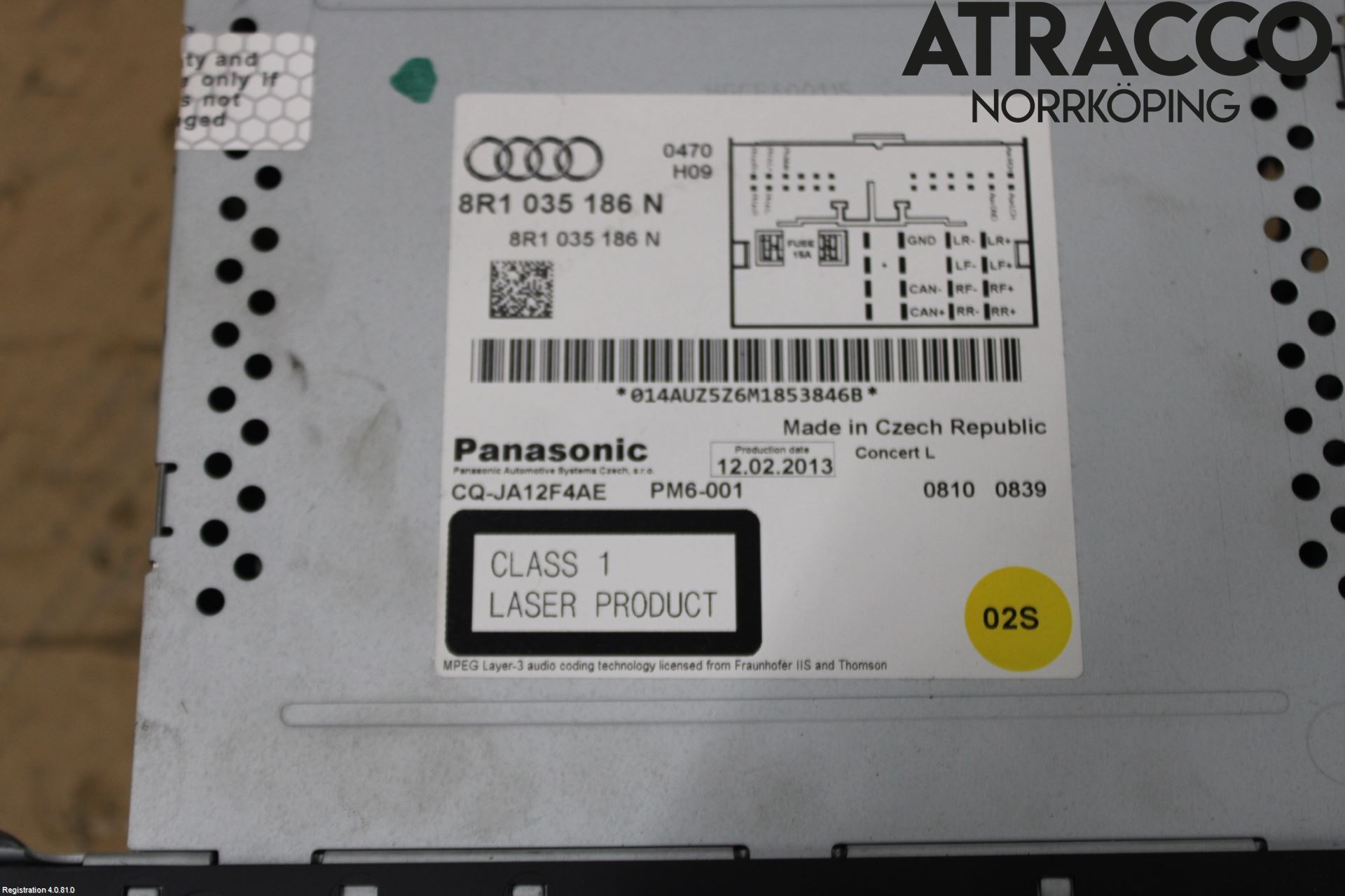 Audi A4 ALLROAD 09-16 Cd Radio - Multimediapanel