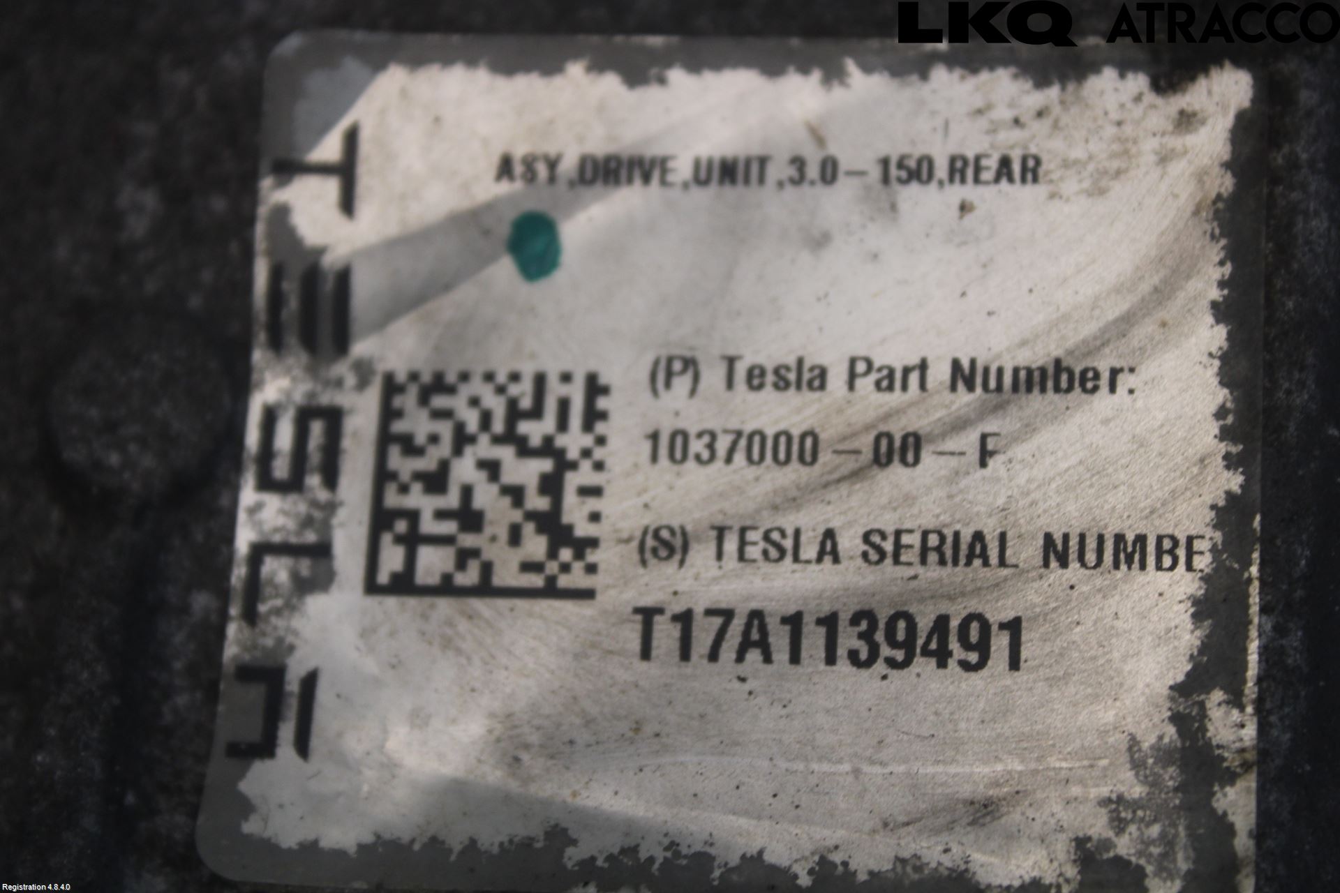 Tesla MODEL X 16- Motor Elektrisk Bak