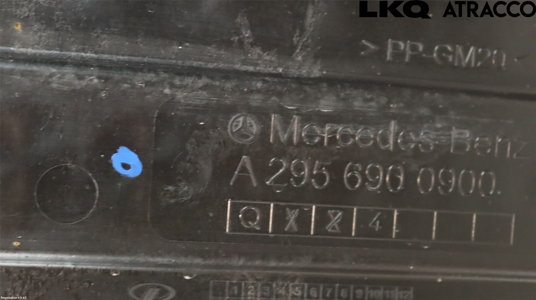 Mercedes-Benz MB EQE (V295) 22- Hasplåt Plåt-Plast