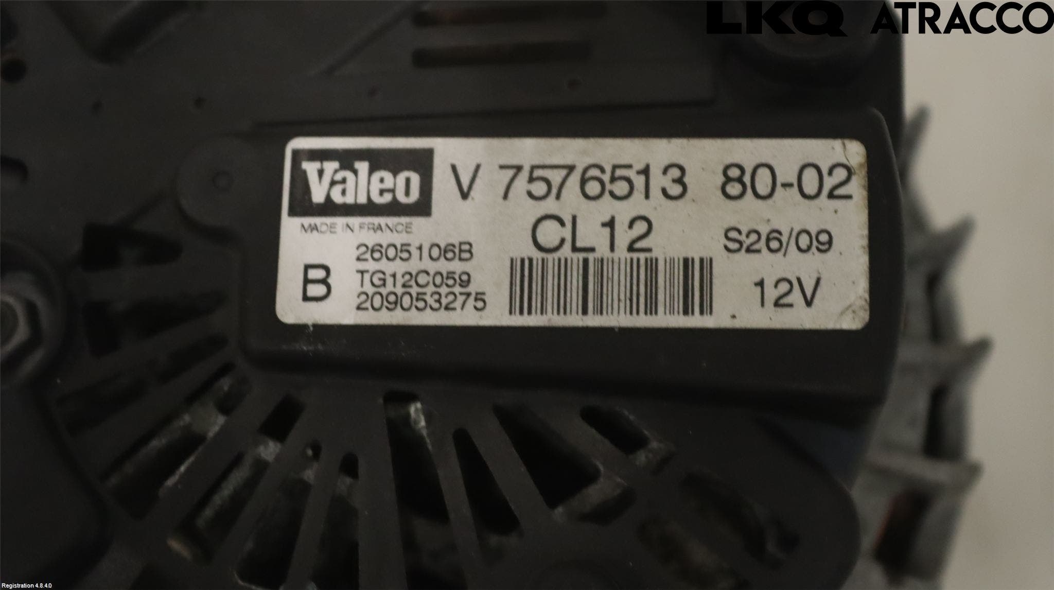 Peugeot 308 08-13 Generator