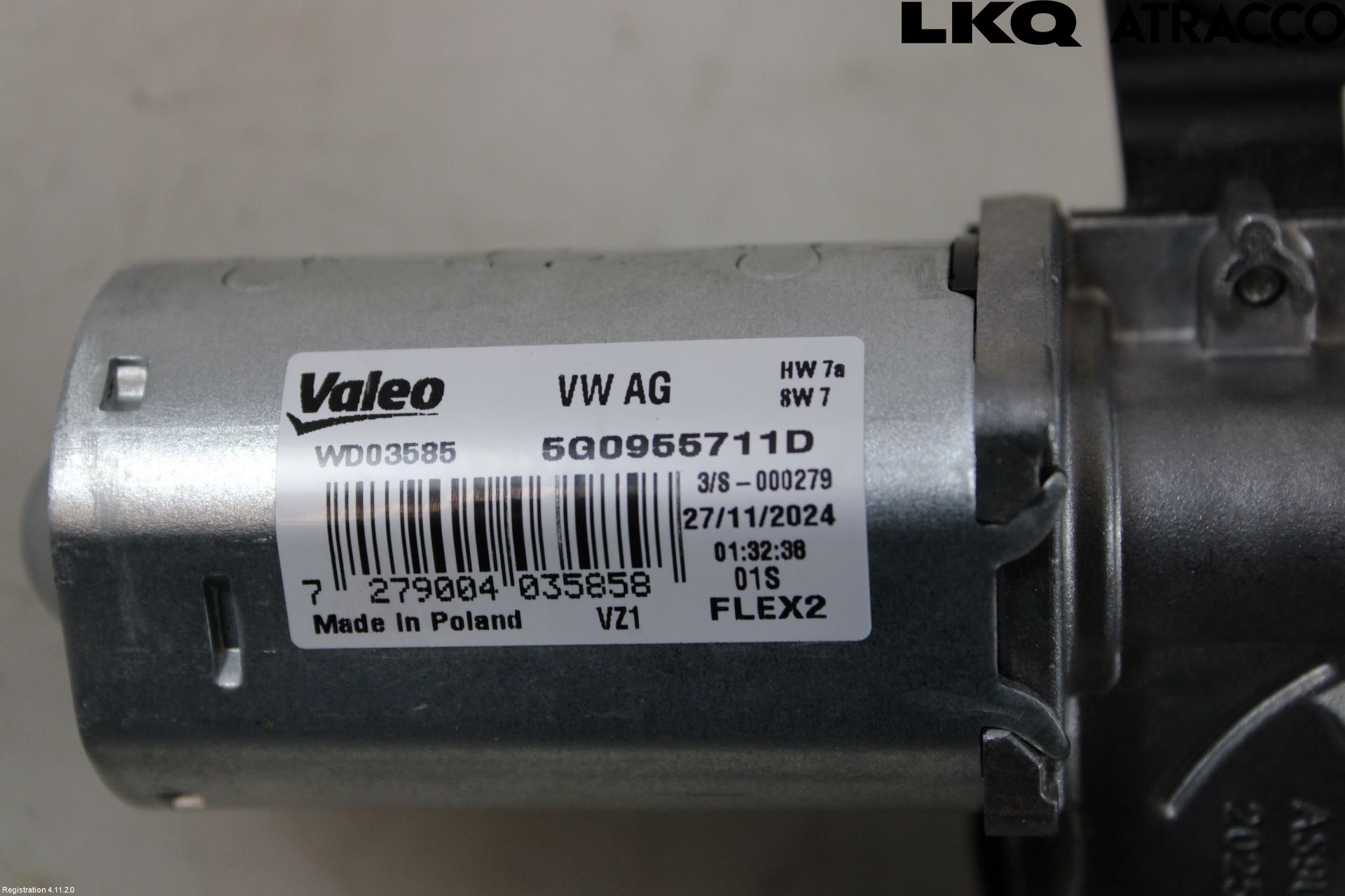 Skoda FABIA 22- Torkarmotor Baklucka