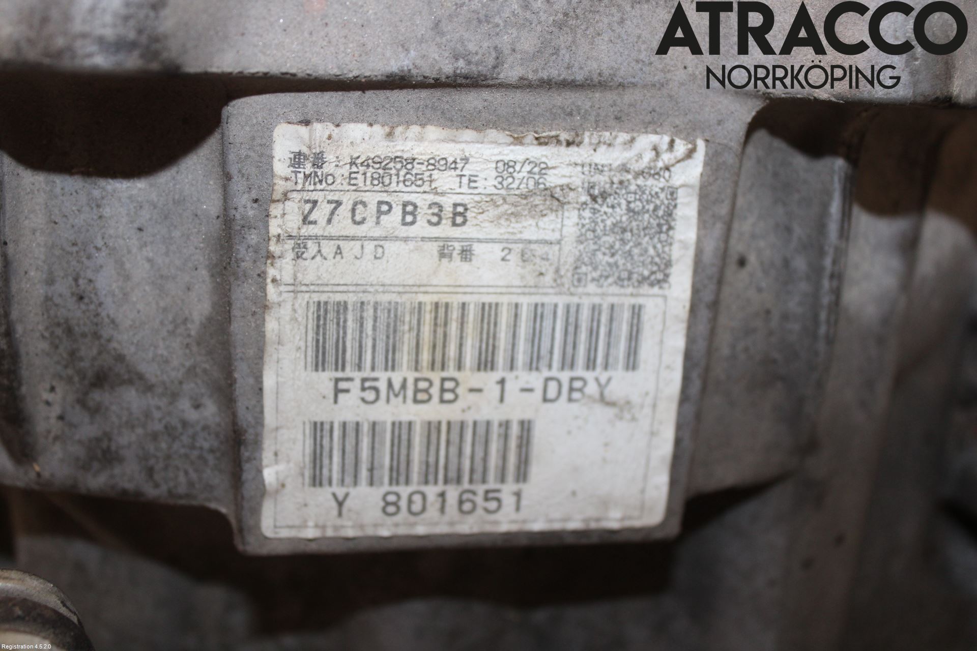 Mitsubishi LANCER 07-14 Växellåda Man 5 Vxl