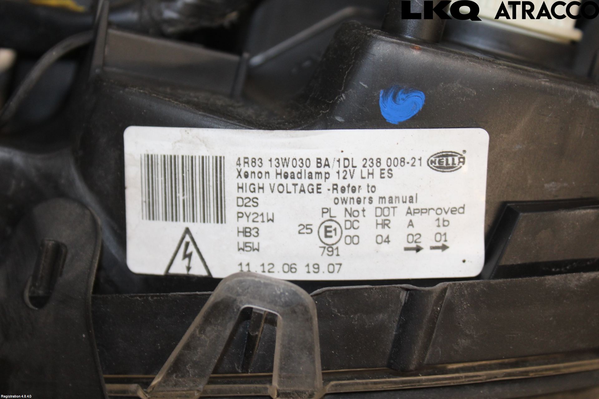 Jaguar S-TYPE Strålkastare Vänster