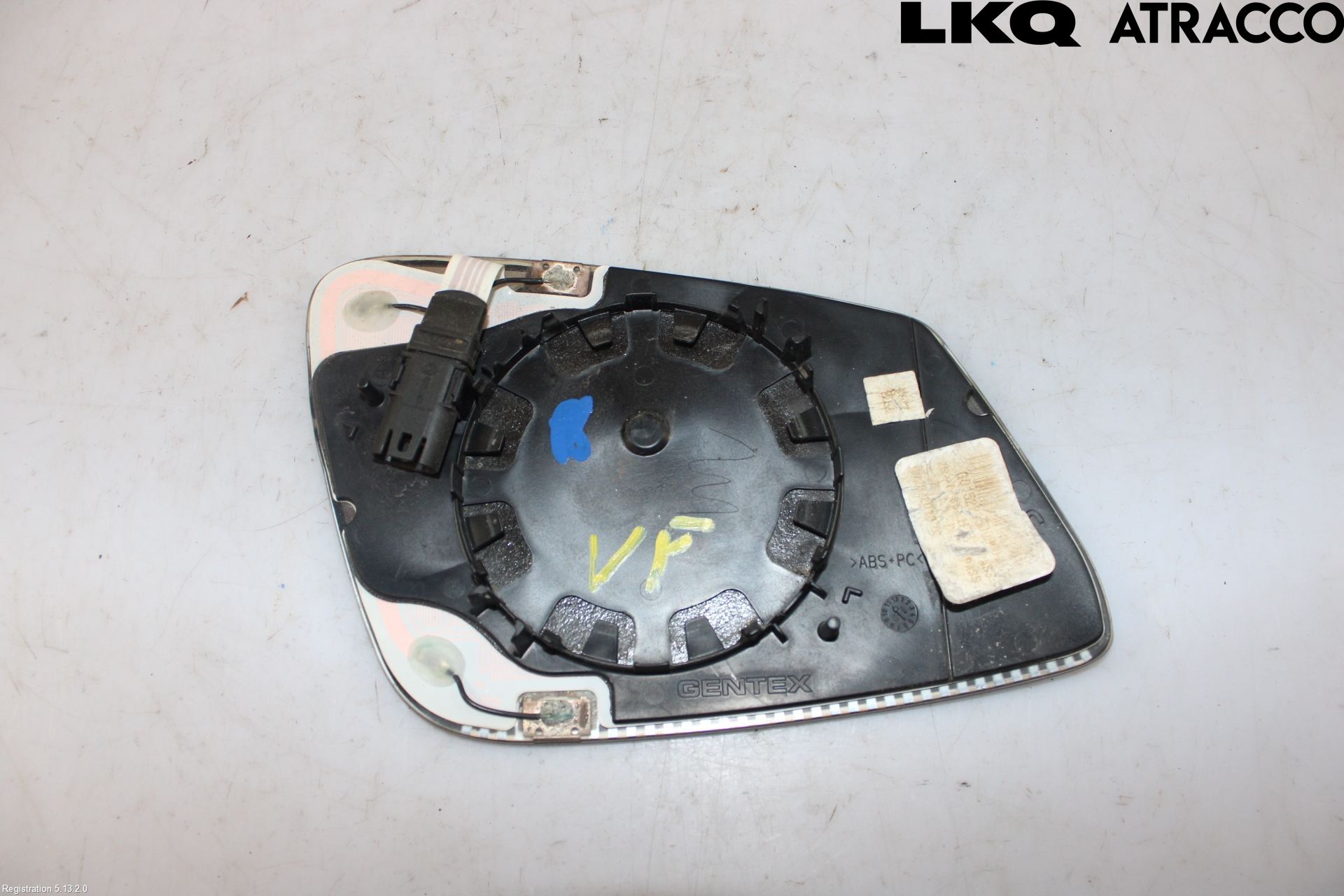 BMW 5 F10/F11/F18 09-17 Spegelglas Vä