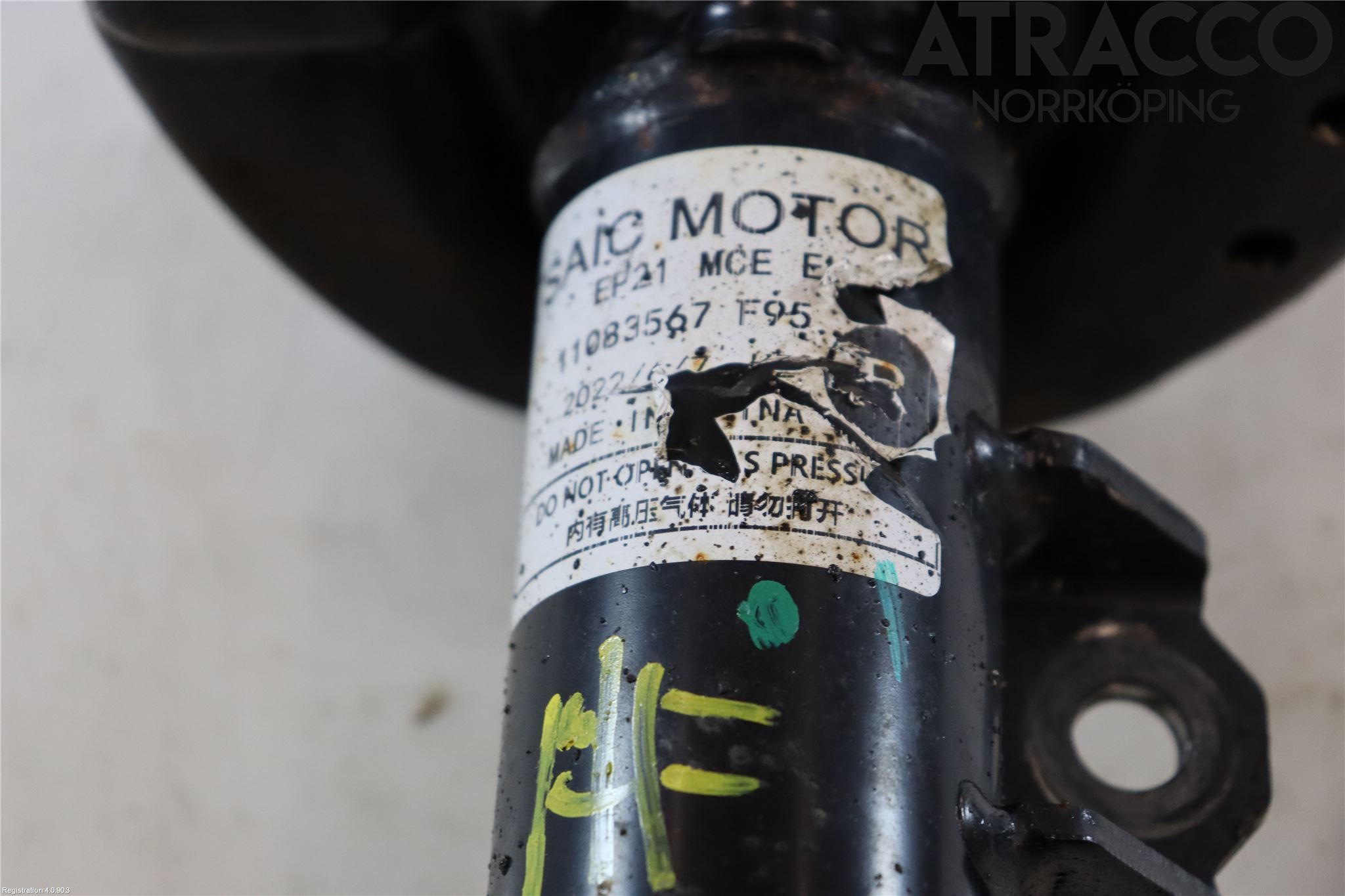 MG MARVEL R 22- Fjäderben Fram Höger