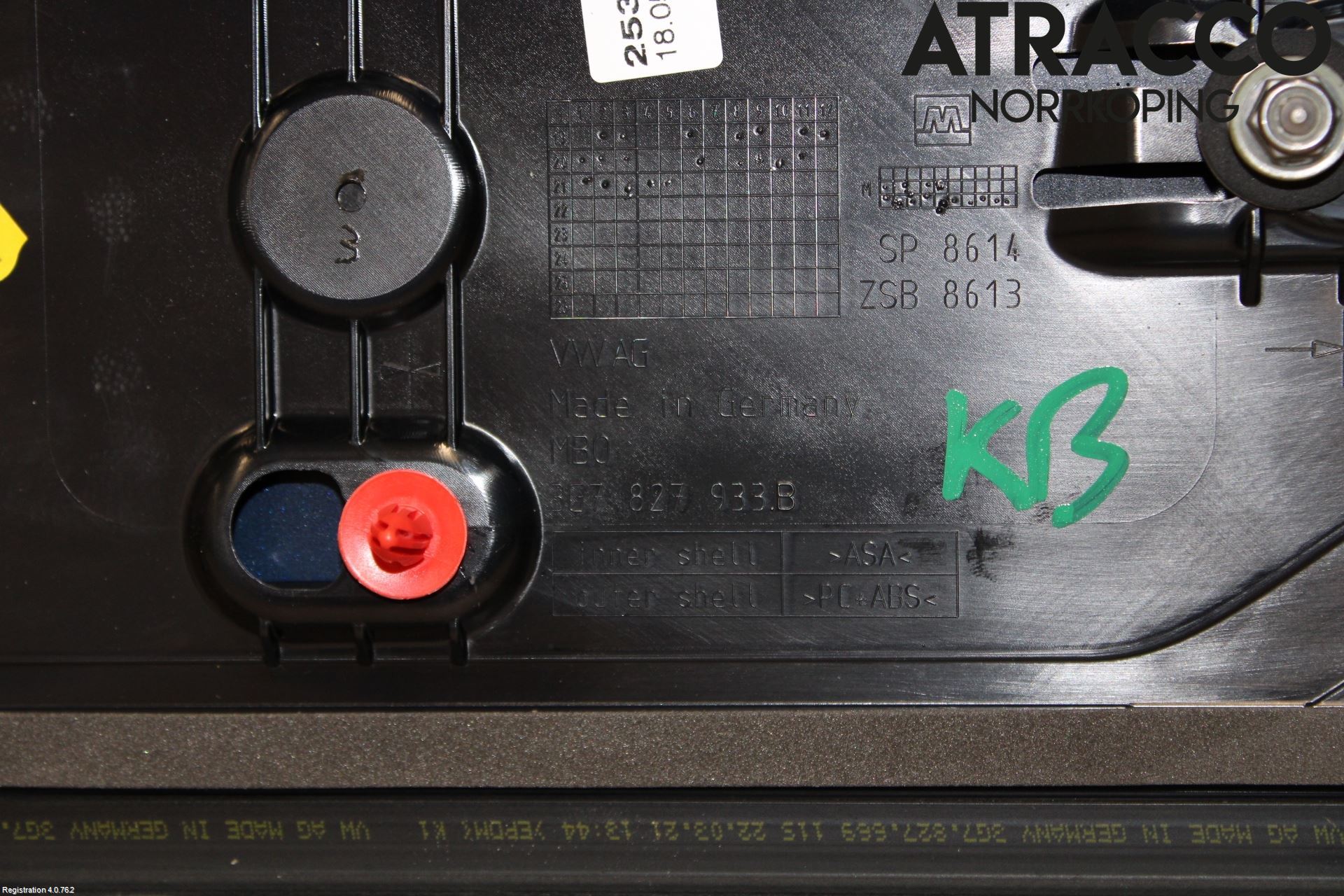 Volkswagen VW ARTEON 17- Spoiler Baklucka