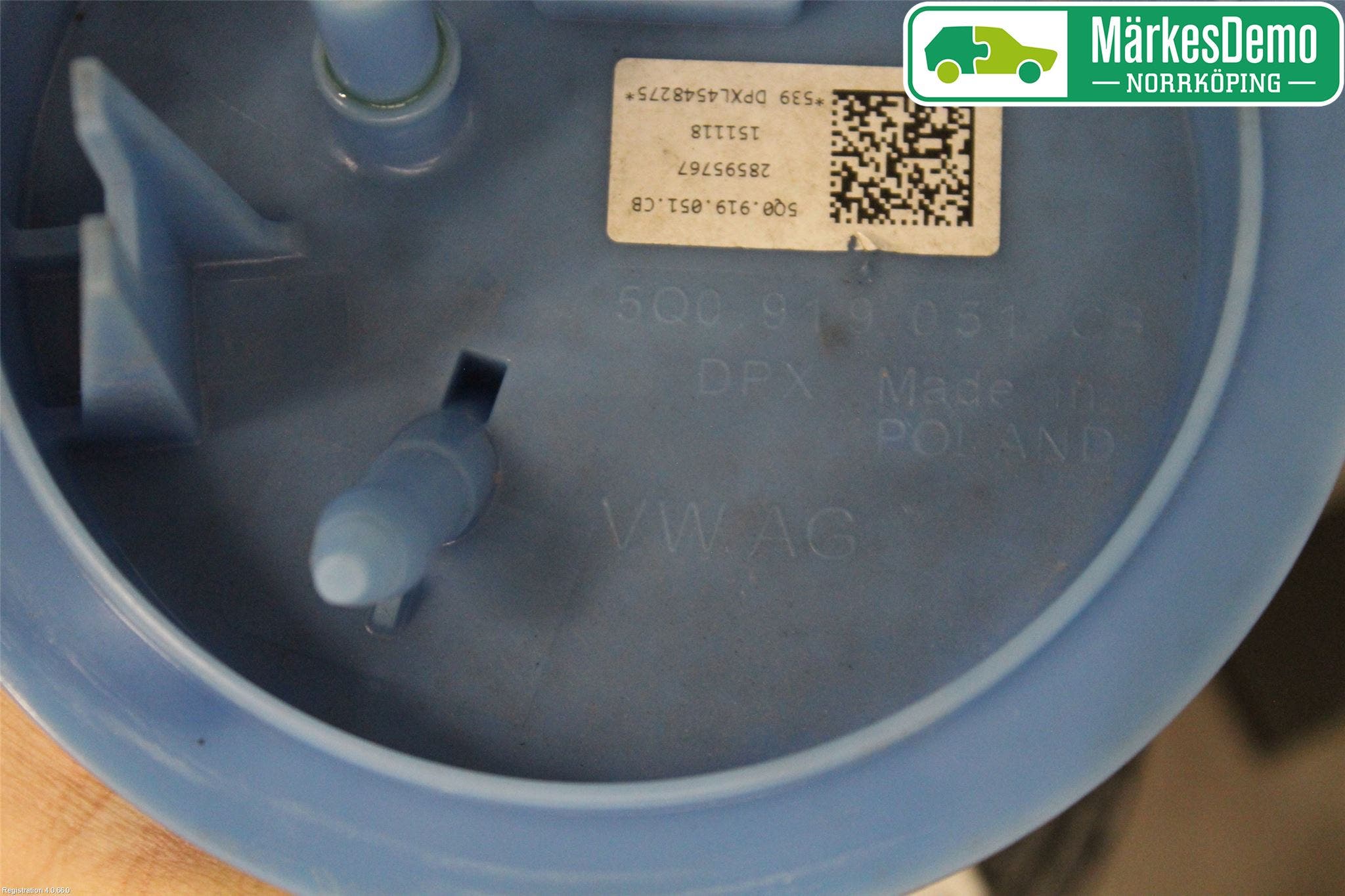 Volkswagen VW GOLF / E-GOLF VII 13-20 Bränslepump El