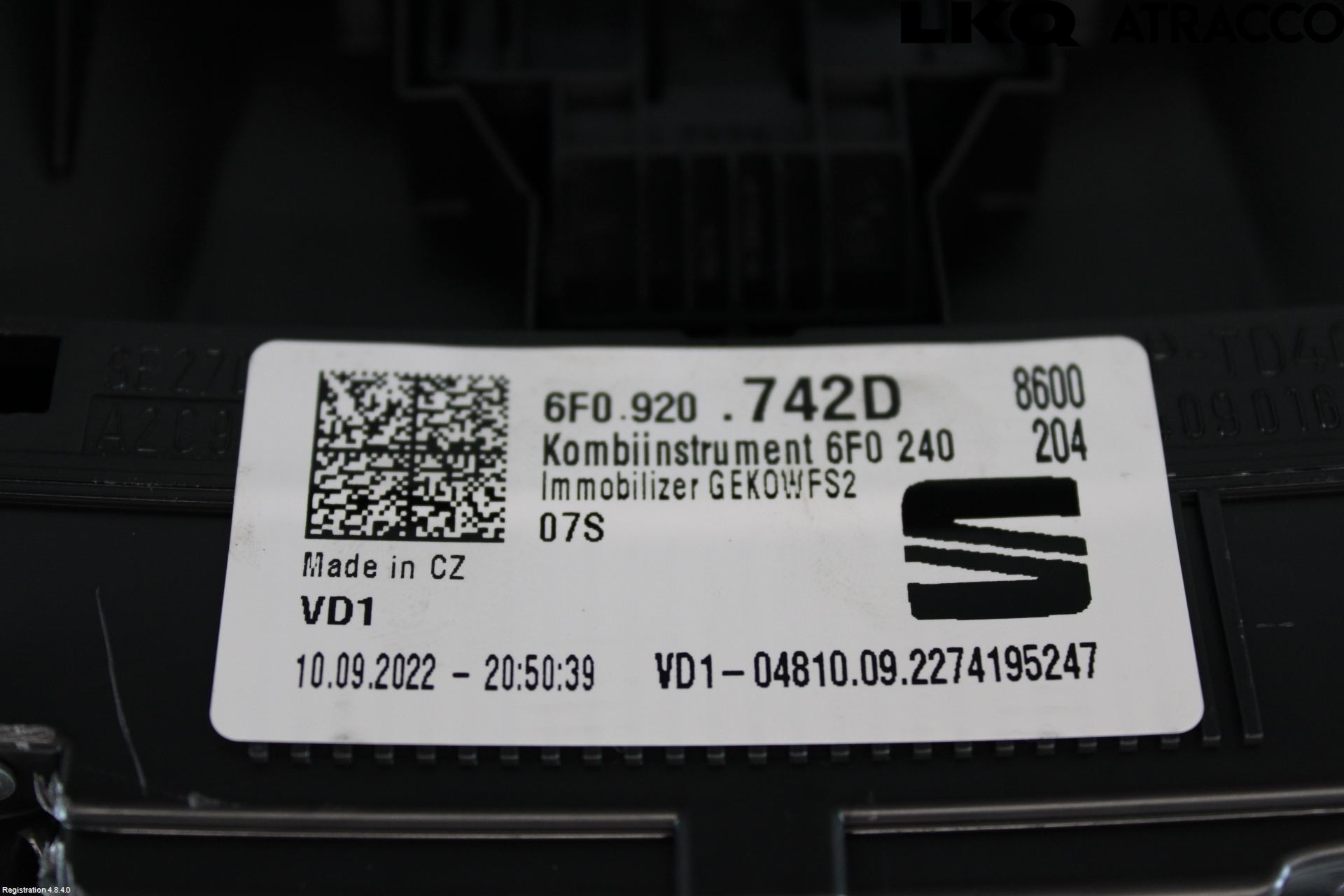 Seat ARONA Instrument Komb