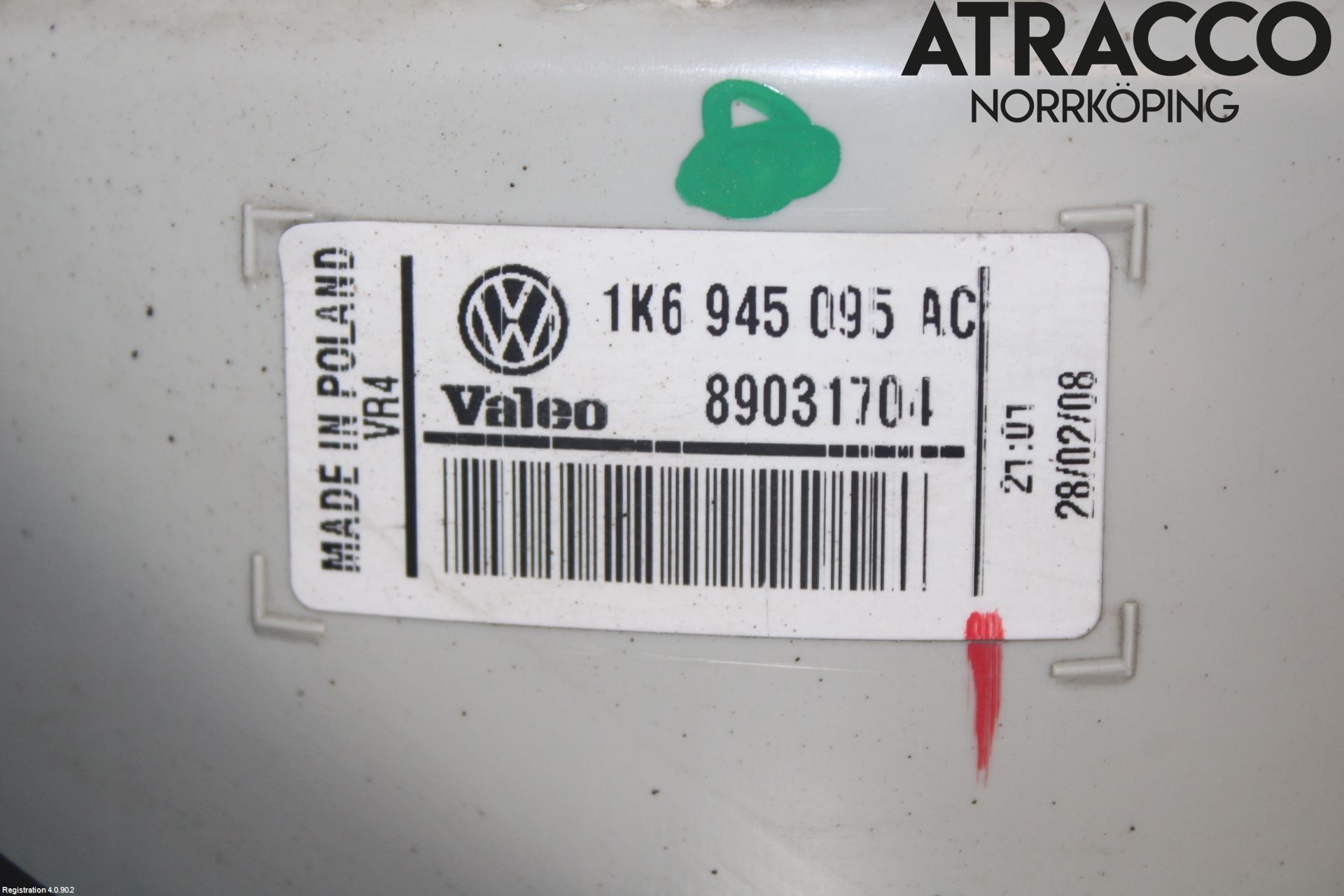 Volkswagen VW GOLF V 04-09 Bakljus Vänster
