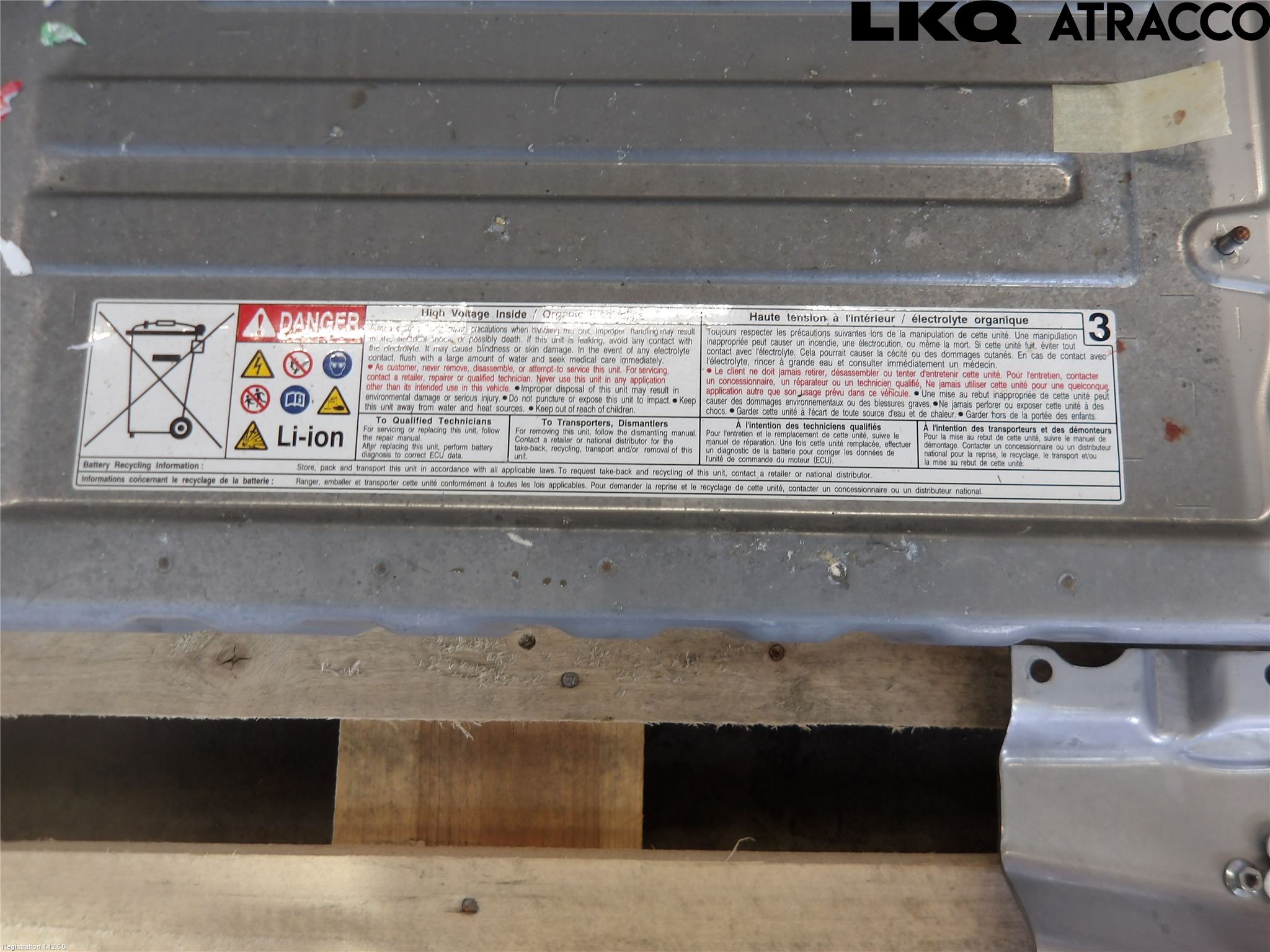 Toyota YARIS XP21 20- Batteri Högspänning