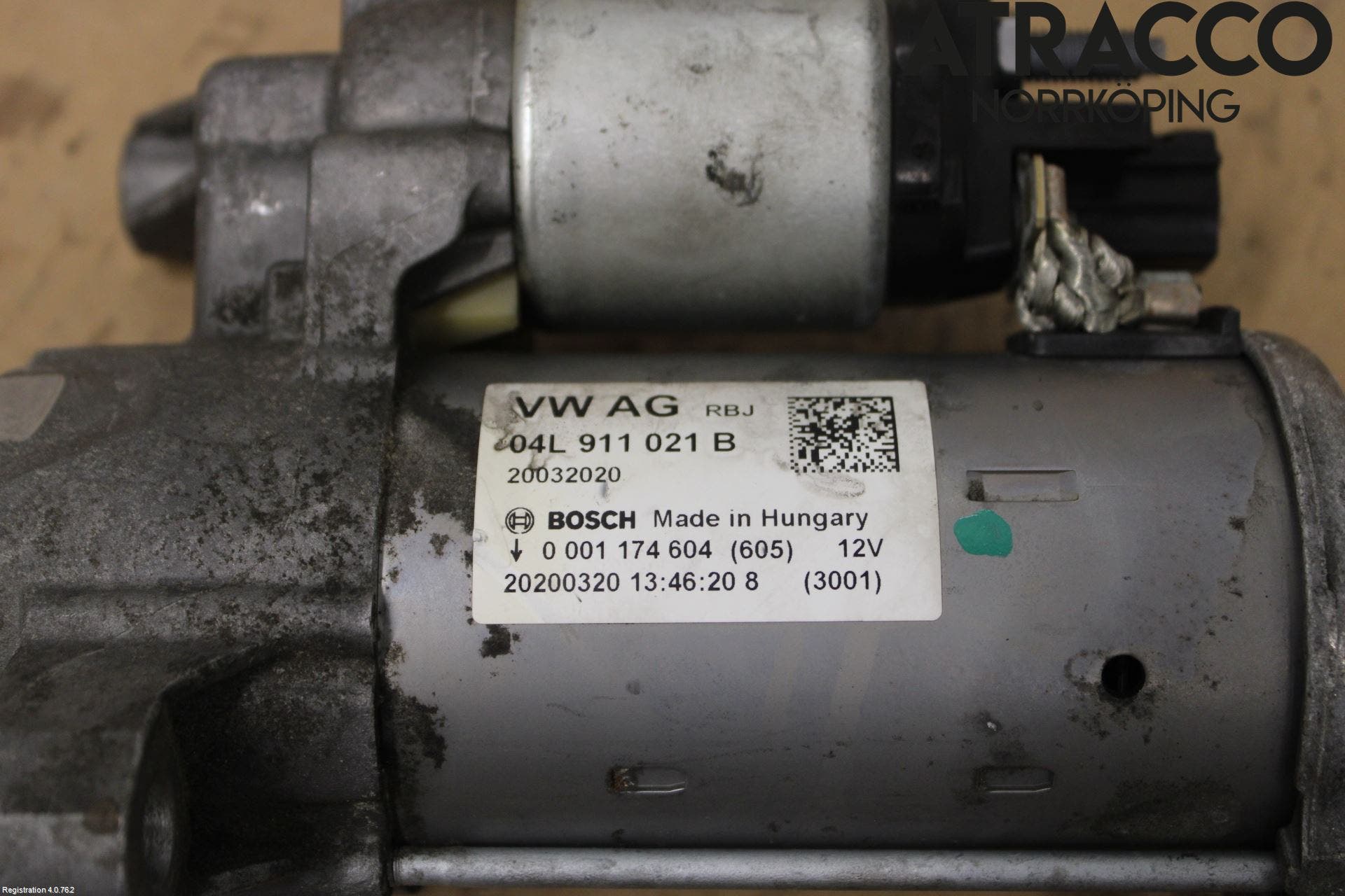 Audi A4/S4 B9 20- Startmotor