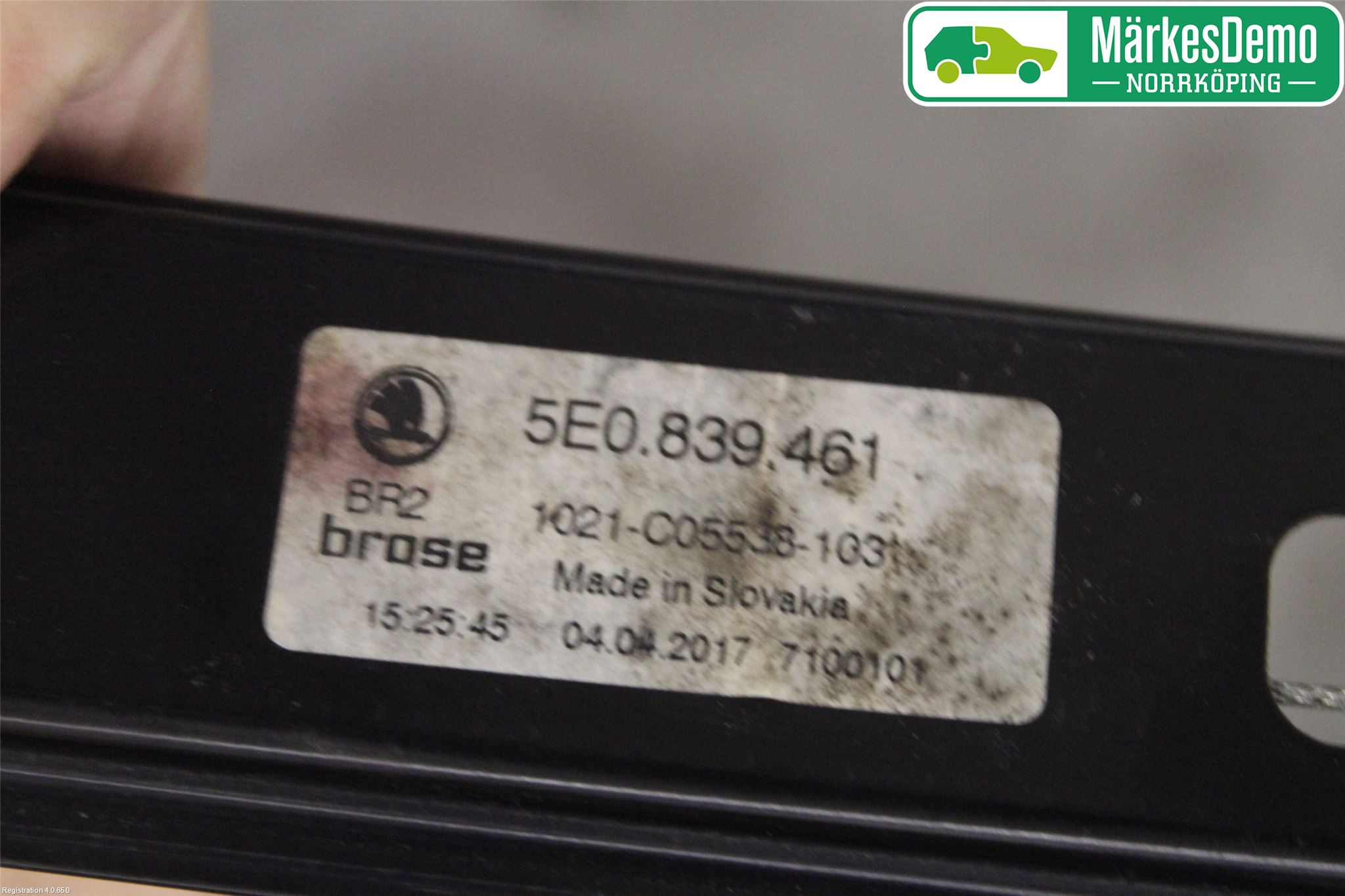 Skoda OCTAVIA (5E) 13-20 Fönsterhiss El Kompl