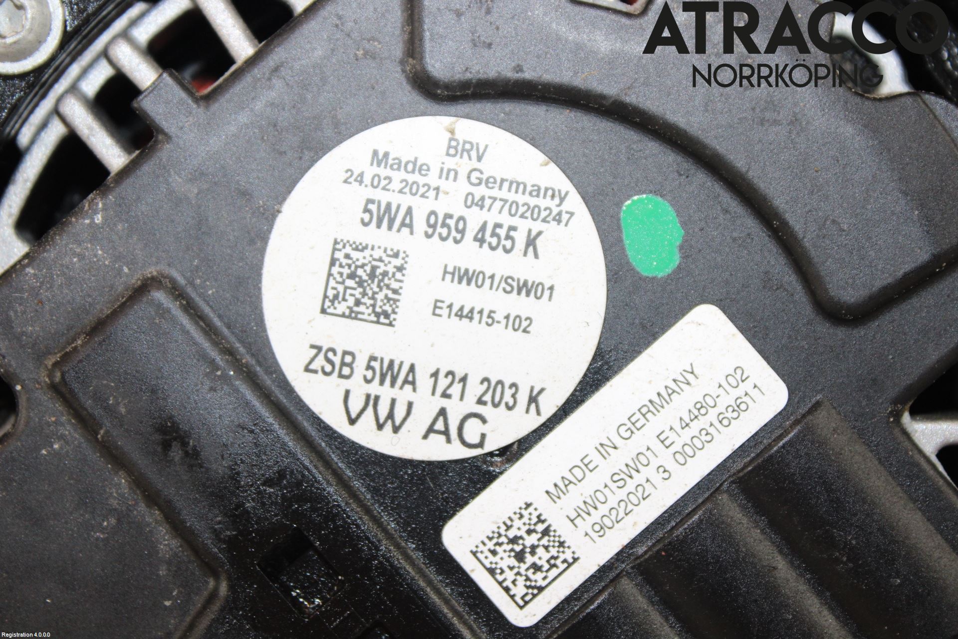 Volkswagen VW PASSAT 20-24 Kylfläkt El