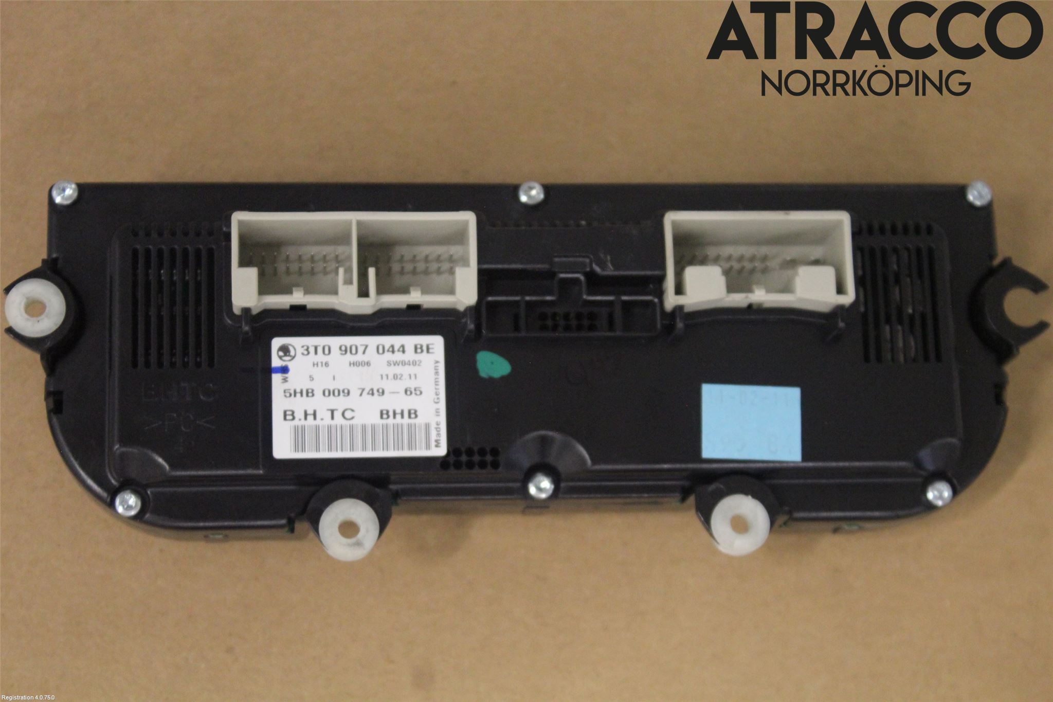 Skoda SUPERB 09-15 Värmereglage