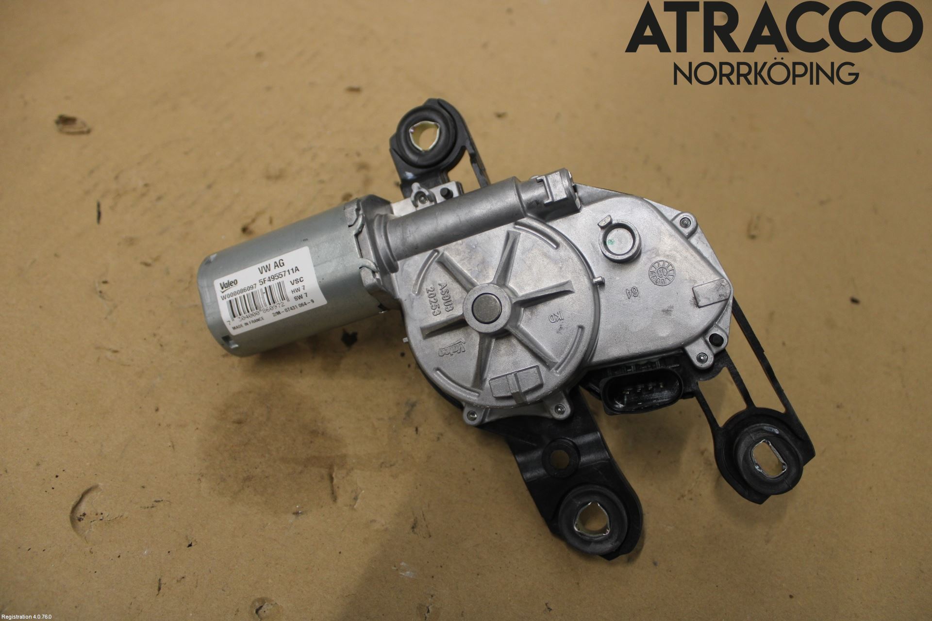 Skoda FABIA 15-21 Torkarmotor Baklucka