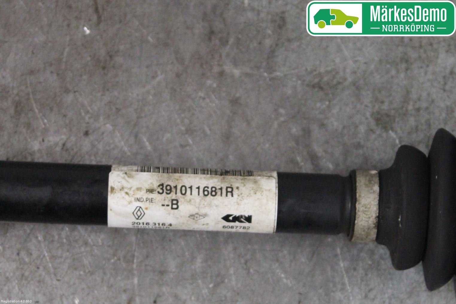 Renault KADJAR 15- Drivaxel Fram Vänster