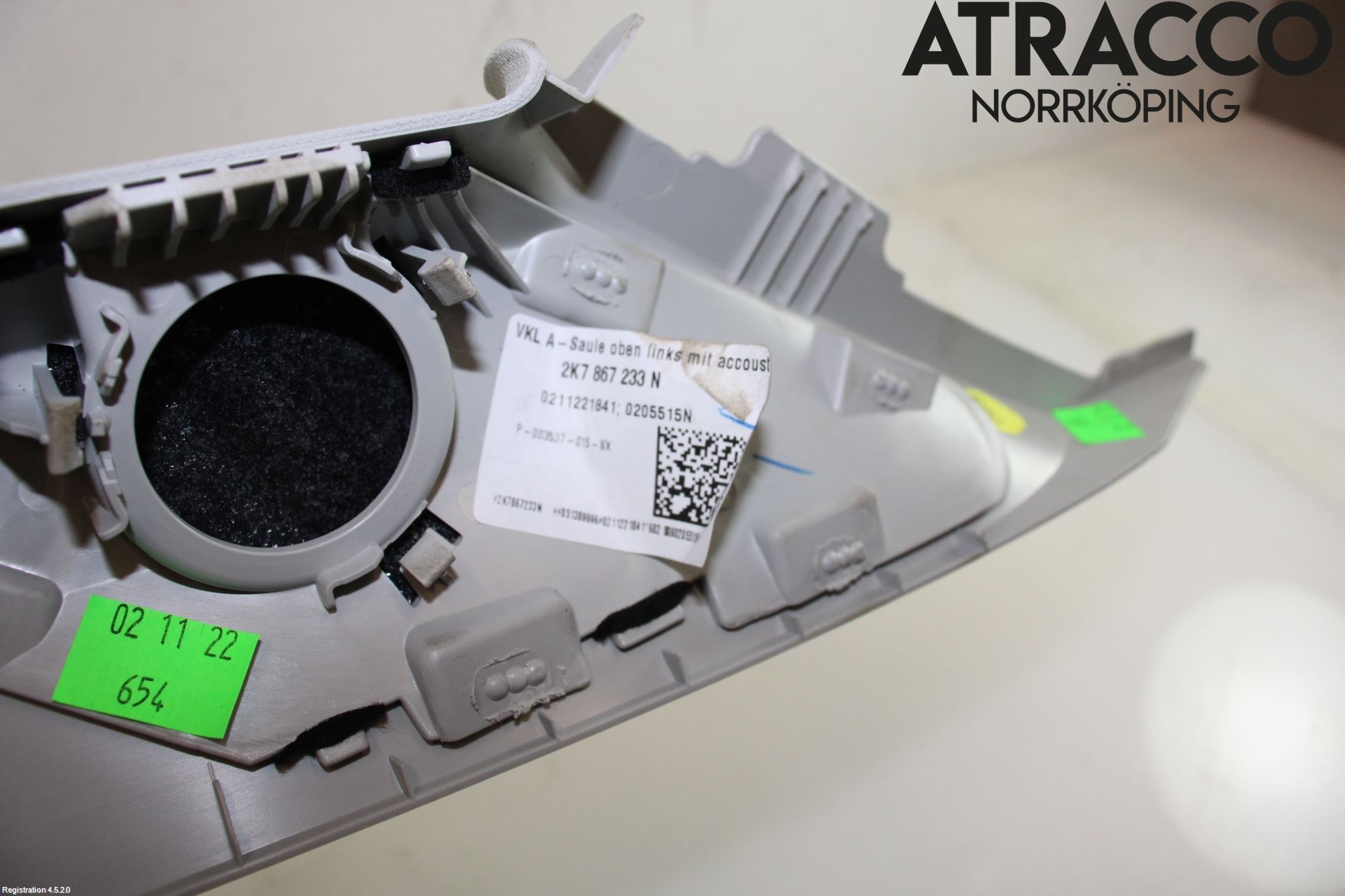 Volkswagen VW CADDY 21- Inr Plastd A-B-C Stolpe