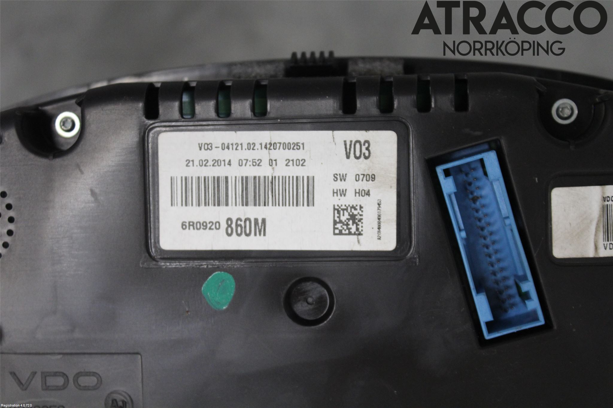 Volkswagen VW POLO 10-17 Instrument Komb