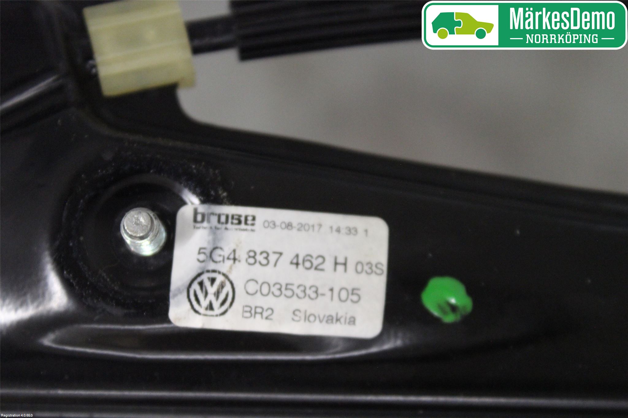 Volkswagen VW GOLF / E-GOLF VII 13-20 Fönsterhiss El Kompl