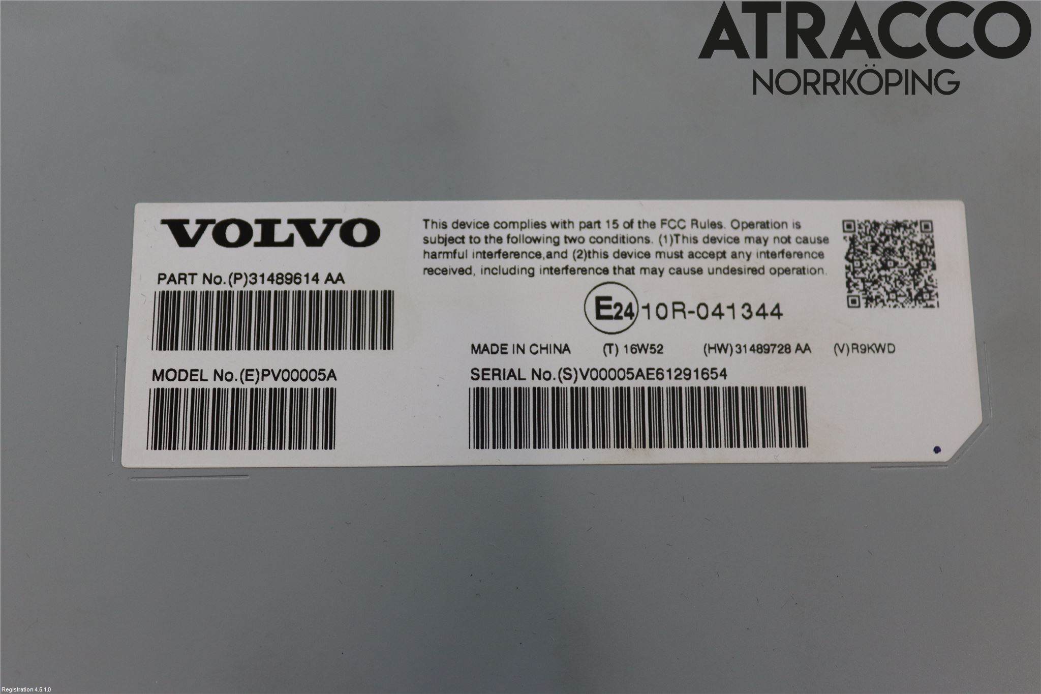 Volvo S90 17->> Radio-Stereo Förstärkare