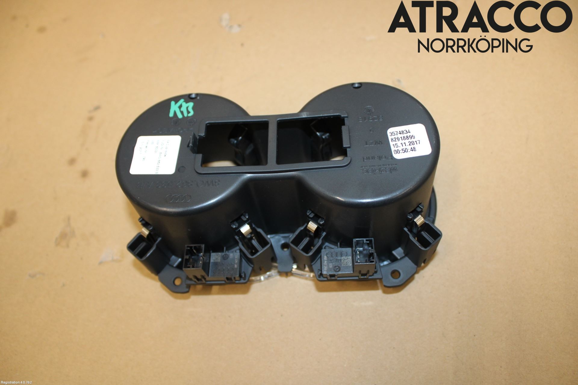 Audi A4/S4 B9 16-19 Mugghållare